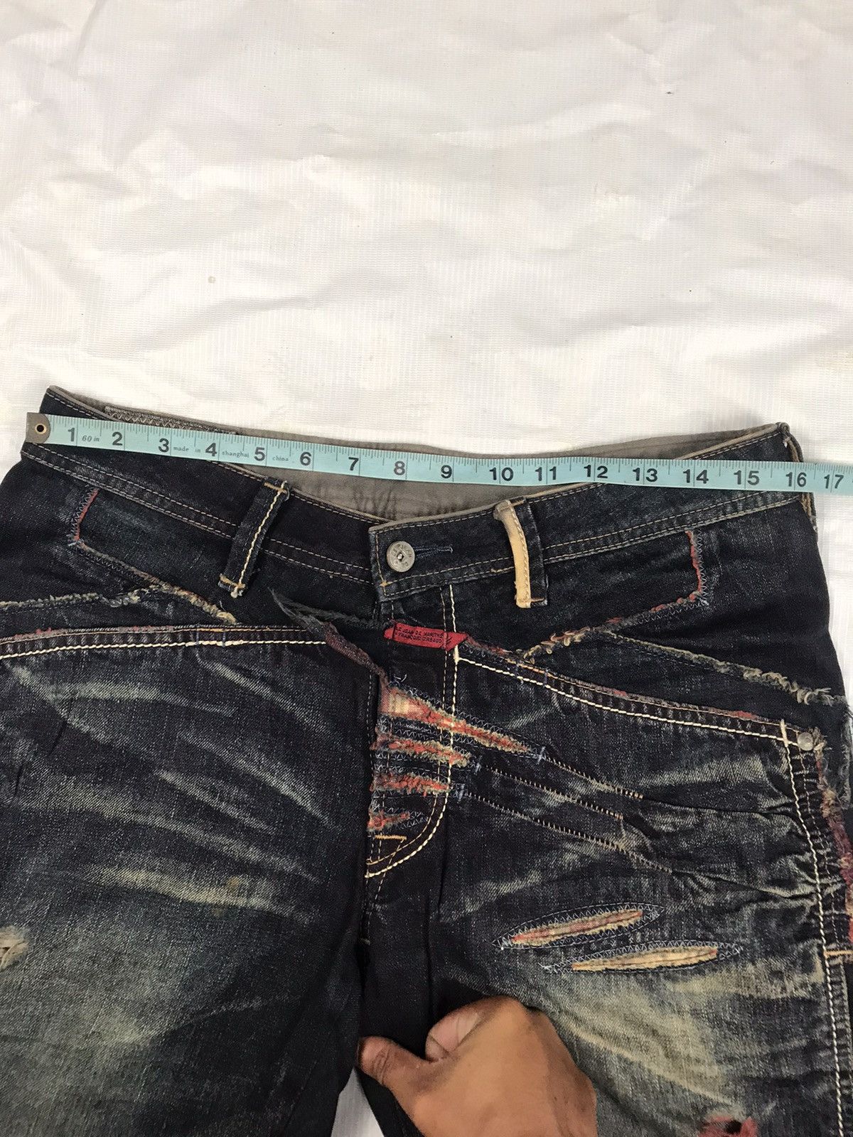Marithe + Francois Girbaud Marithe Francois Girbaud japanese streetwear denim Jeans Size US 32 / EU 48 - 17 Thumbnail