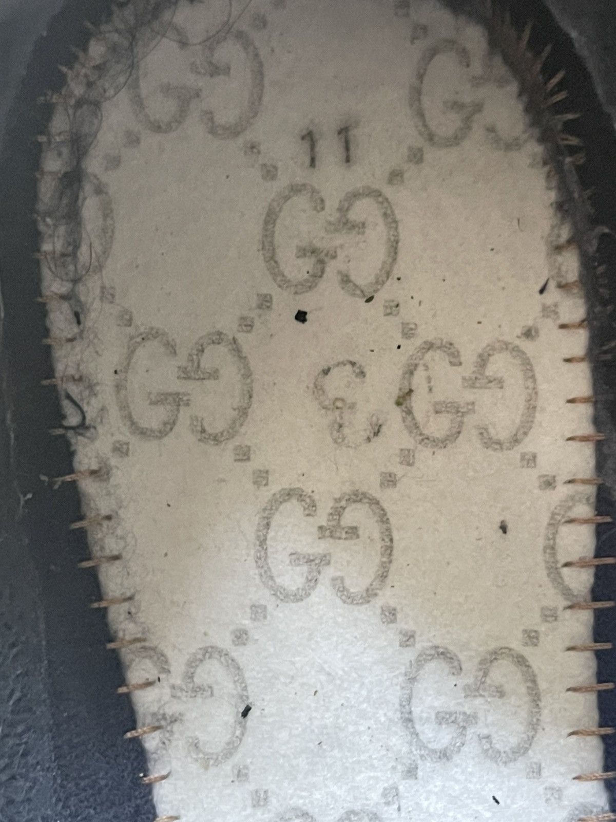 Gucci Gucci Rython Sneakers (Beige/Ebony) Size US 11 / EU 44 - 13 Thumbnail