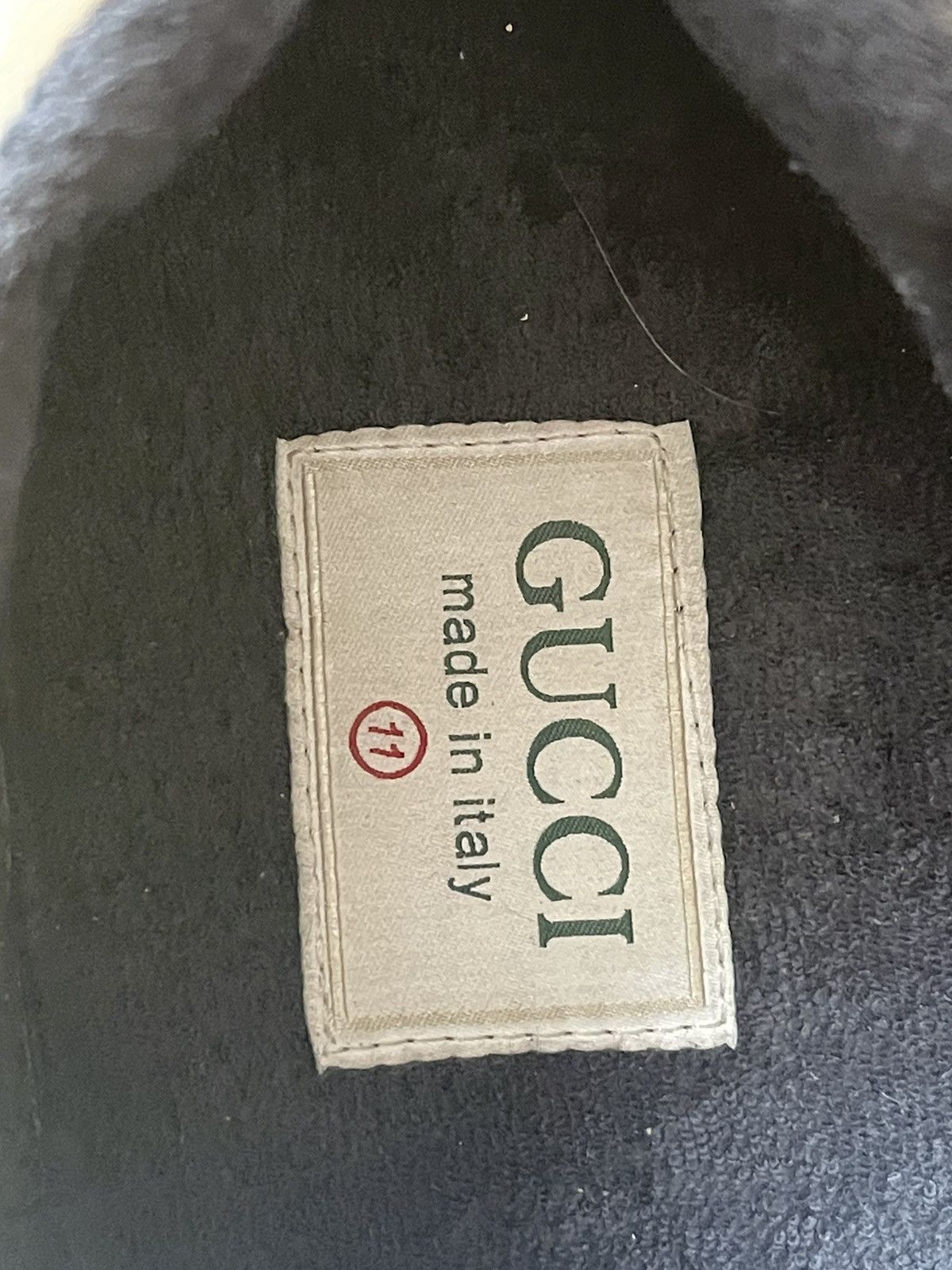 Gucci Gucci Rython Sneakers (Beige/Ebony) Size US 11 / EU 44 - 11 Thumbnail