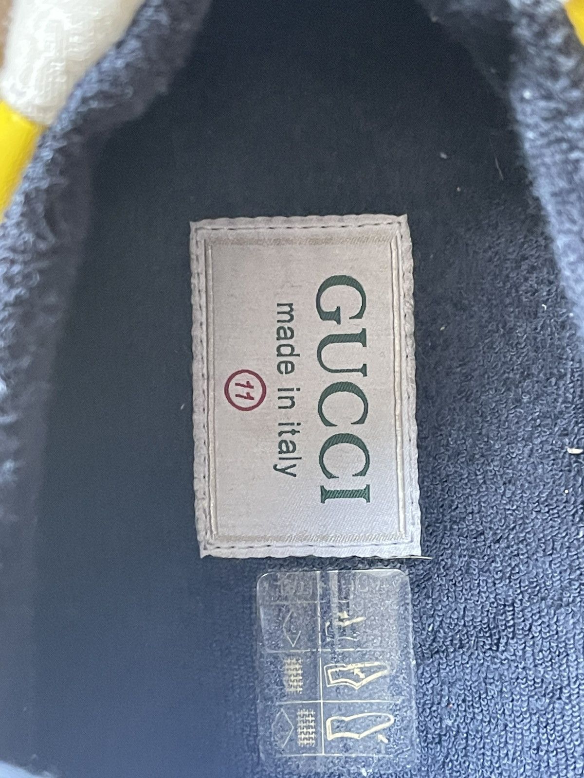 Gucci Gucci Rython Sneakers (Beige/Ebony) Size US 11 / EU 44 - 10 Thumbnail