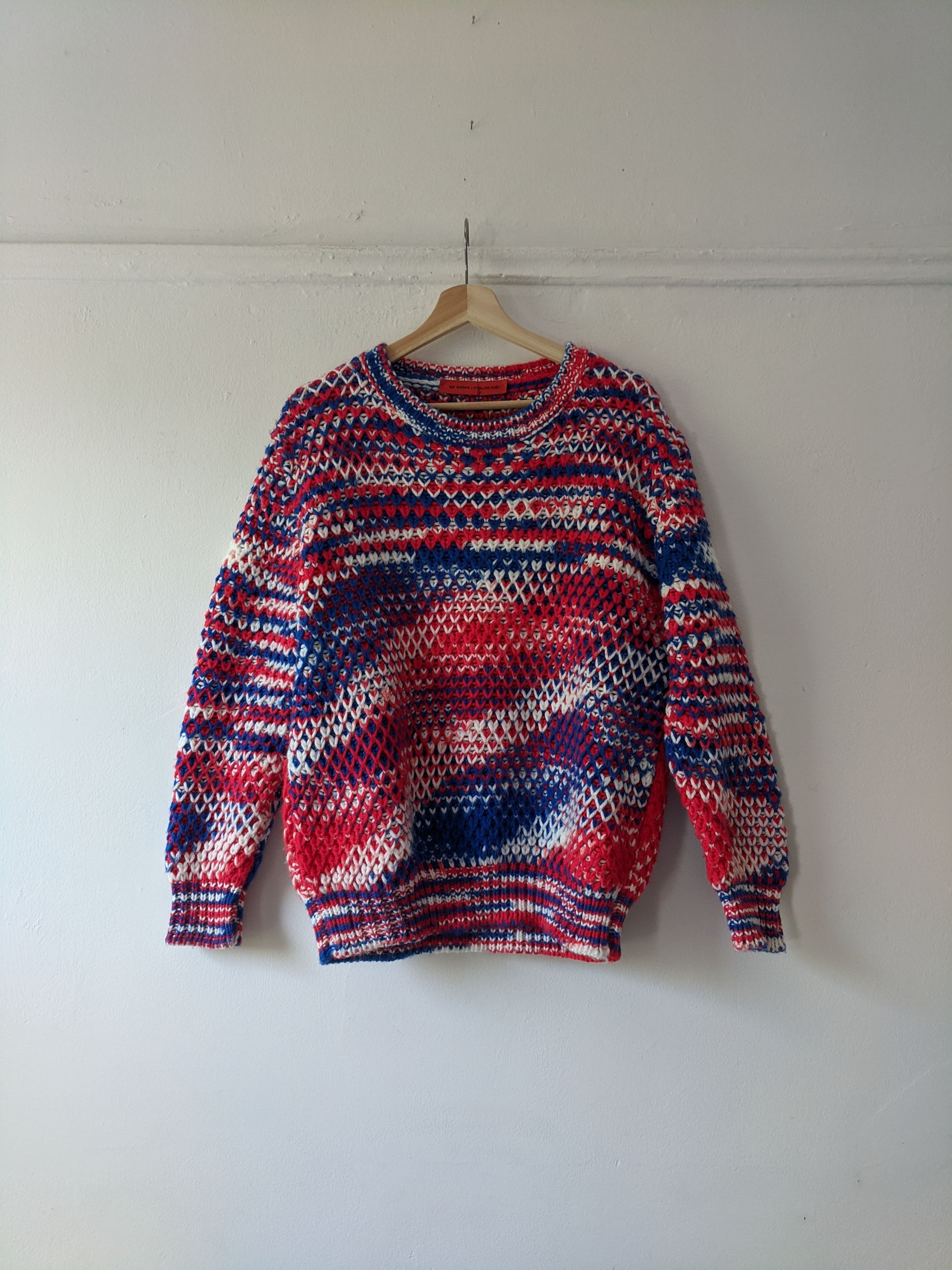 Raf Simons × Sterling Ruby 2014 Runway Abstract Knit | Grailed