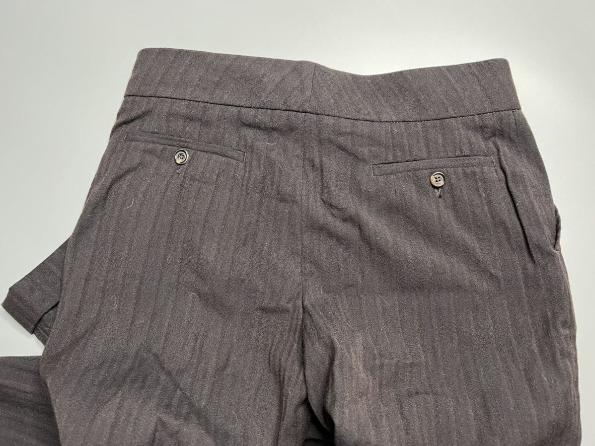 Marni Marni-Cropped striped herringbone trouser Size US 29 - 4 Thumbnail