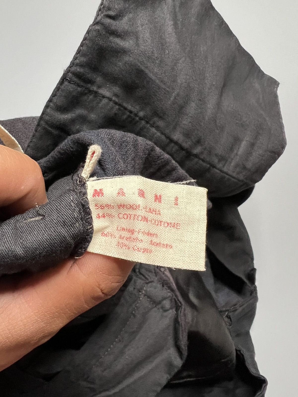 Marni Marni-Cropped striped herringbone trouser Size US 29 - 8 Thumbnail