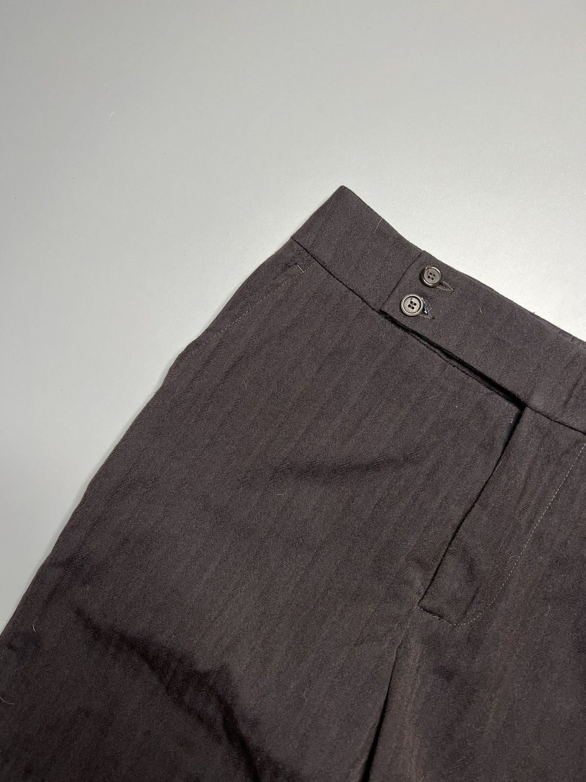 Marni Marni-Cropped striped herringbone trouser Size US 29 - 5 Thumbnail