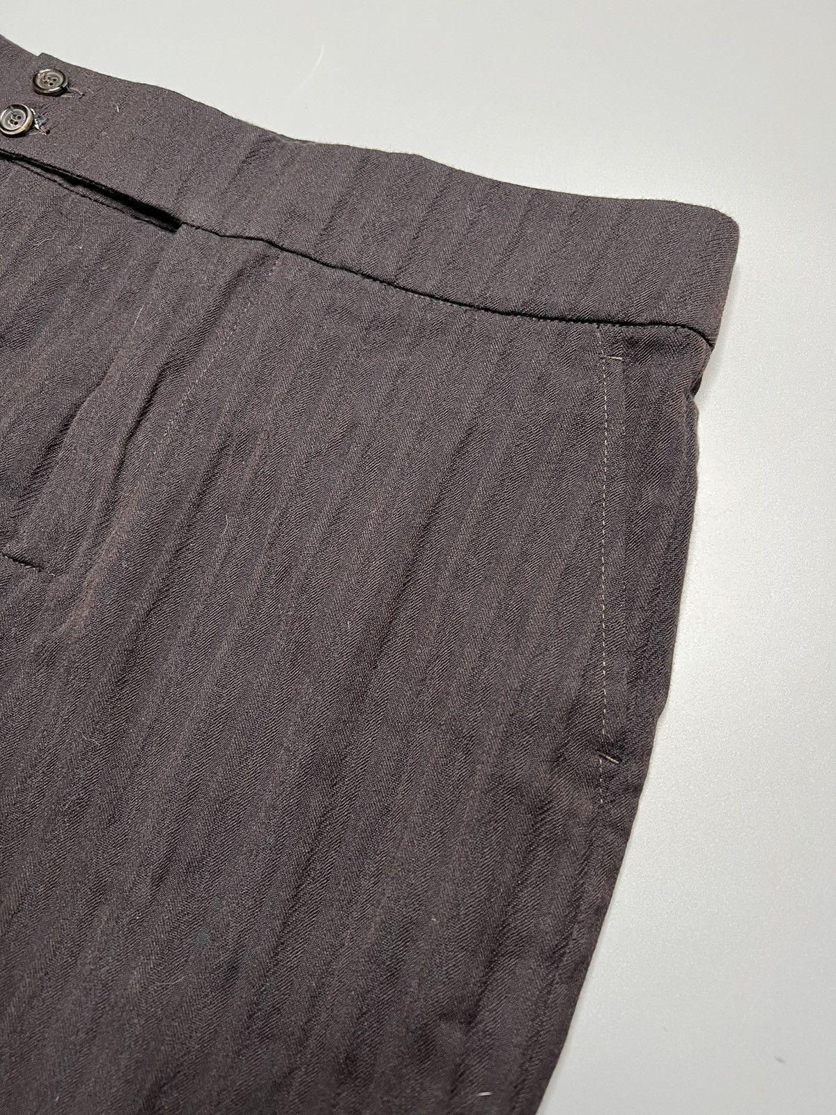 Marni Marni-Cropped striped herringbone trouser Size US 29 - 6 Thumbnail