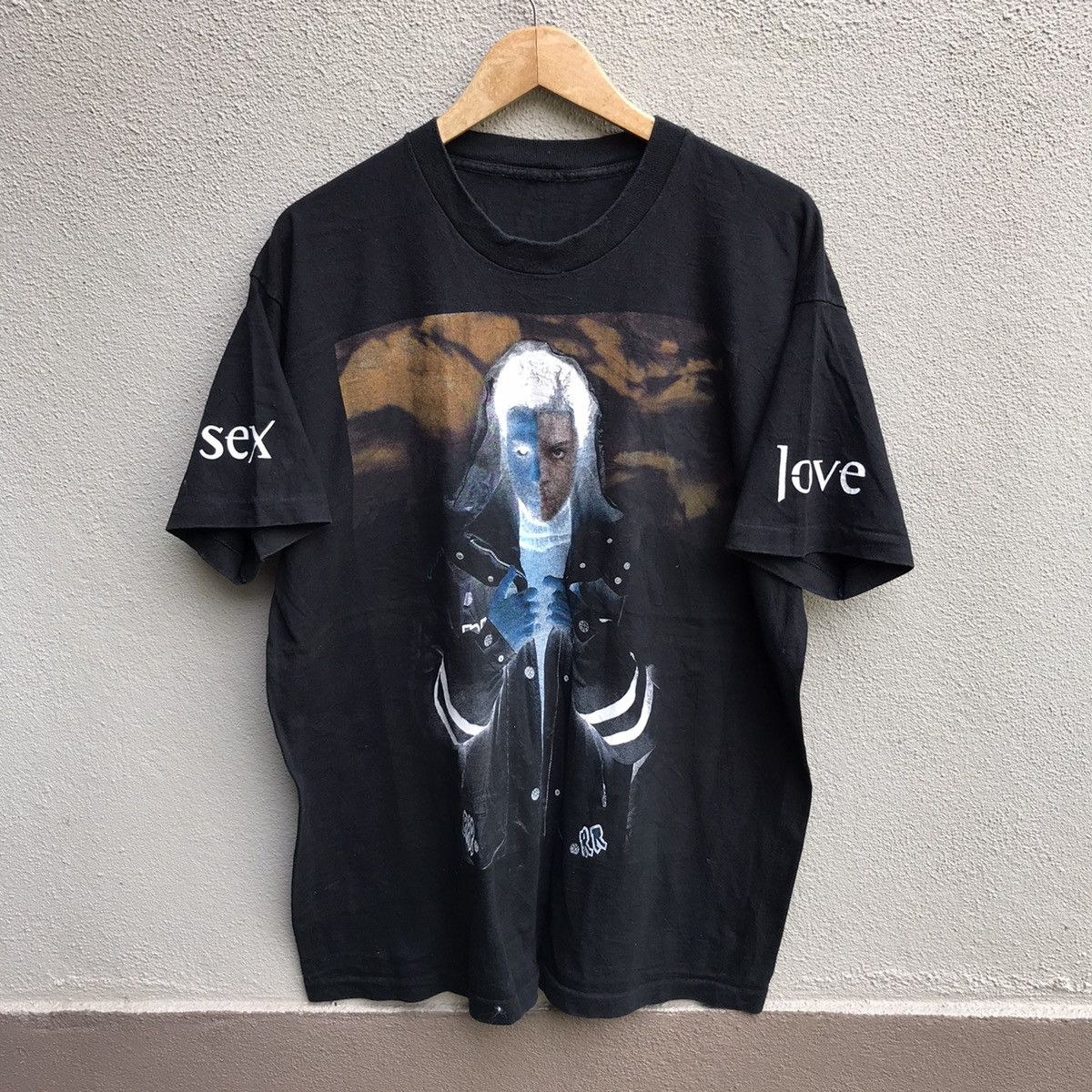 Image of Vintage 90's Prince Sex Love Liberty Tee in Black, Men's (Size XL)