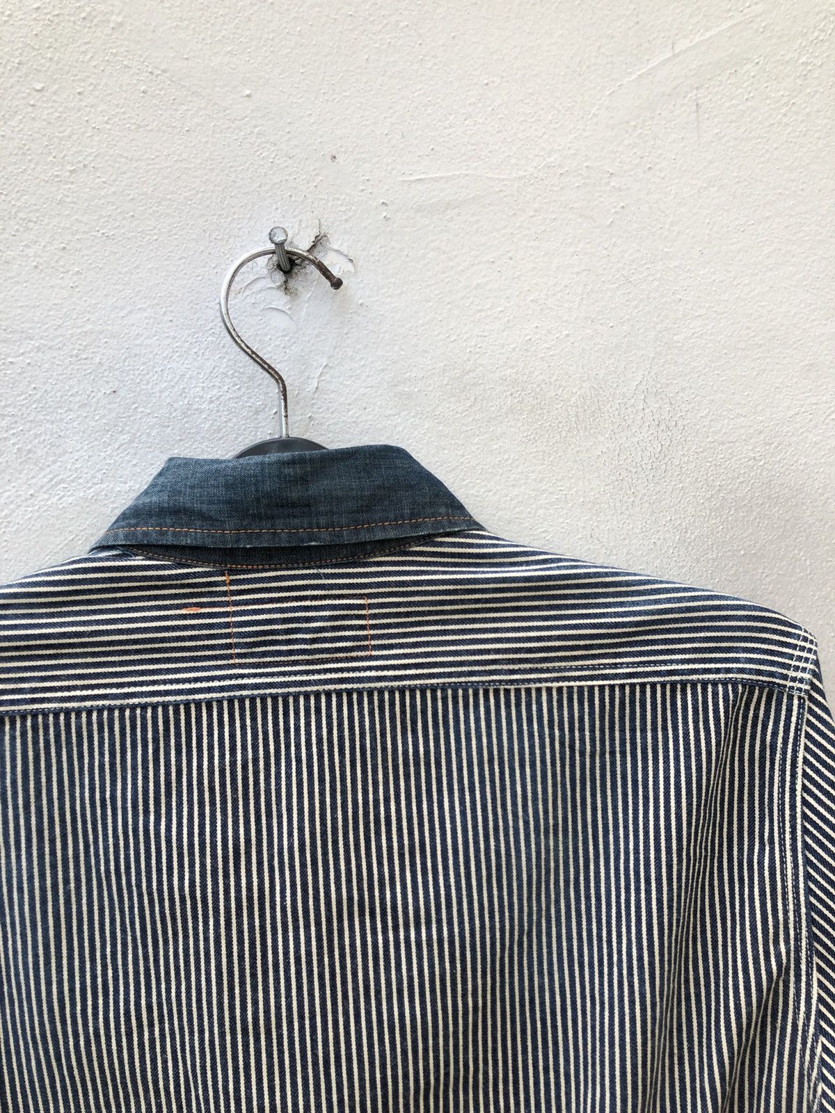 Vintage REproduction Label Japan Reconstructed Old Garments Shirt Size US M / EU 48-50 / 2 - 16 Thumbnail
