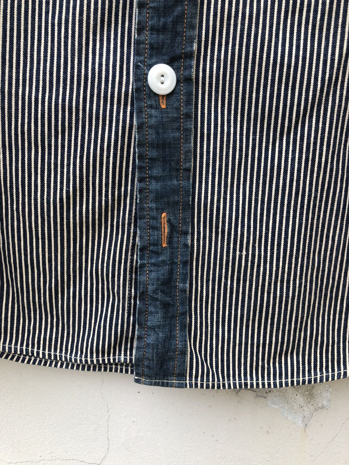 Vintage REproduction Label Japan Reconstructed Old Garments Shirt Size US M / EU 48-50 / 2 - 12 Thumbnail