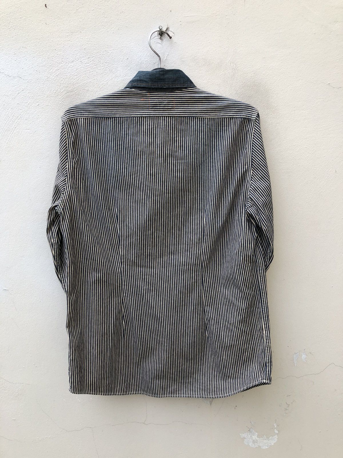 Vintage REproduction Label Japan Reconstructed Old Garments Shirt Size US M / EU 48-50 / 2 - 14 Thumbnail