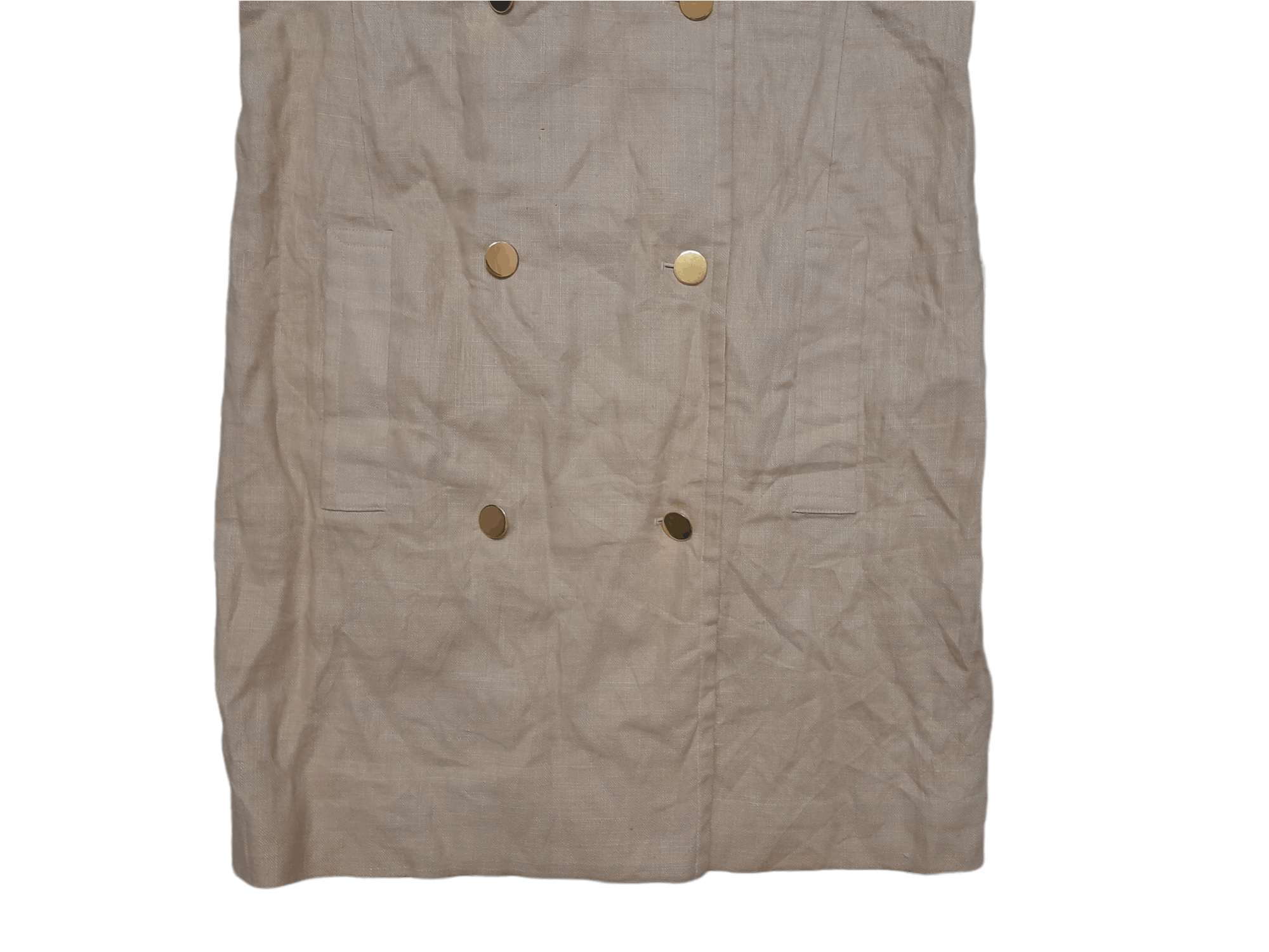Vintage × Yves Saint Laurent vtg YSL Yves Saint Laurent Variation Linen Jacket (D951) Size US M / EU 48-50 / 2 - 4 Thumbnail
