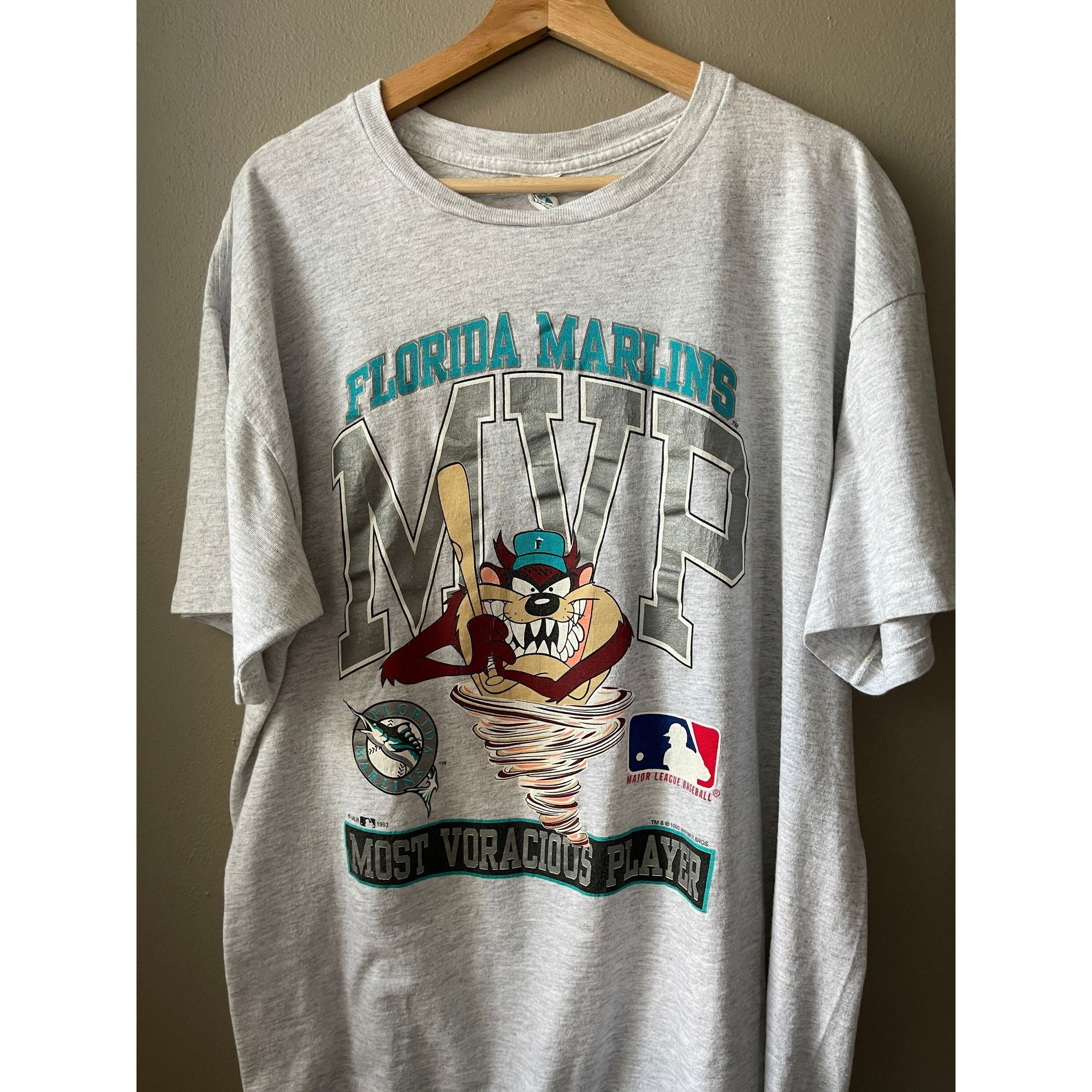 Vintage 1993 Florida Marlins T-shirt Size Large 