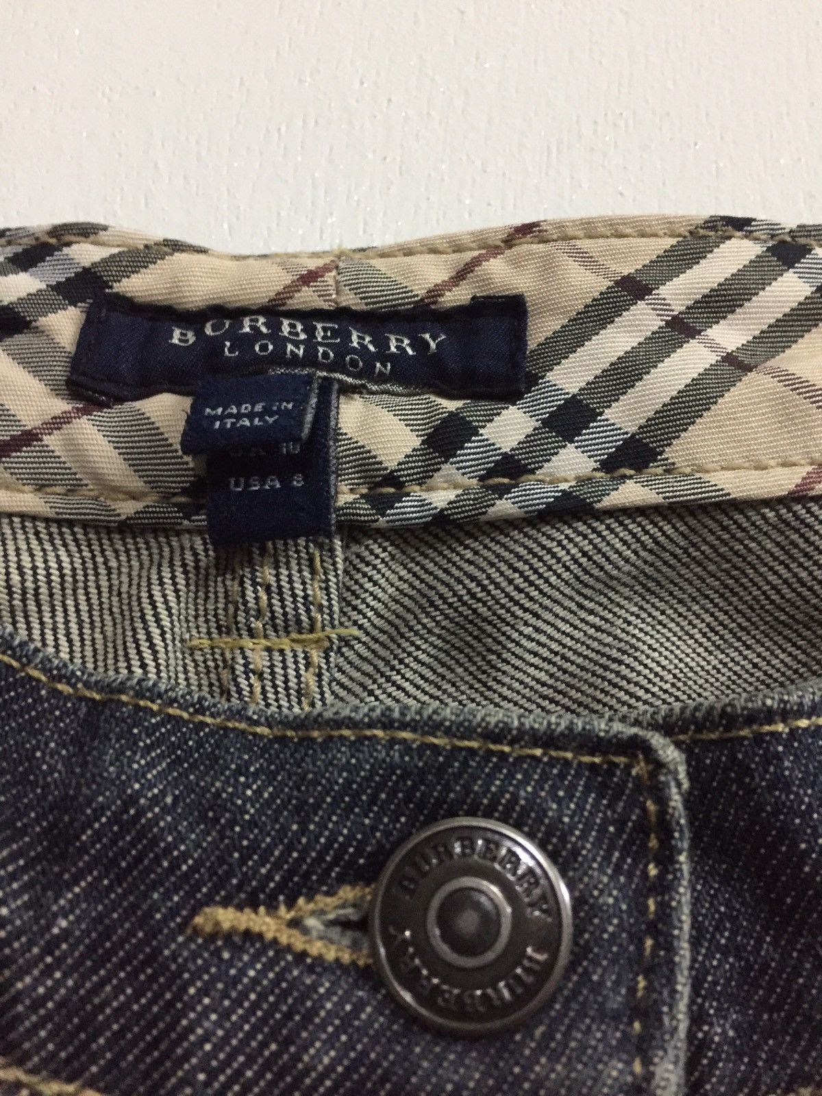 Burberry Burberry nova check baggy denim Size US 29 - 3 Thumbnail
