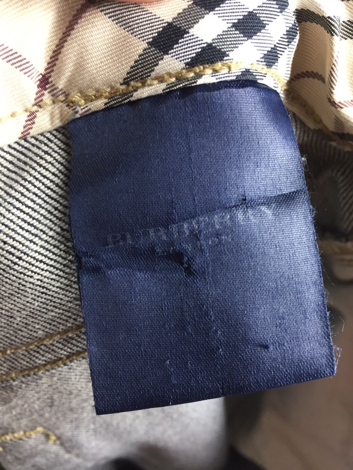 Burberry Burberry nova check baggy denim Size US 29 - 5 Thumbnail