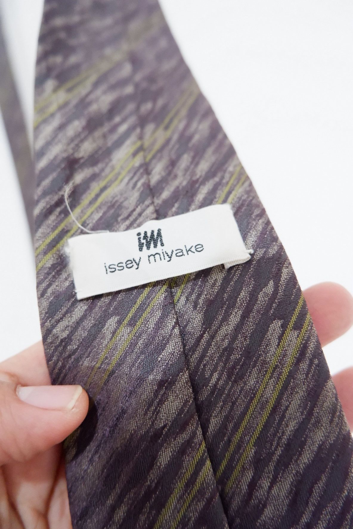 Issey Miyake Vintage Issey Miyake Intarsia Tie Size ONE SIZE - 4 Thumbnail