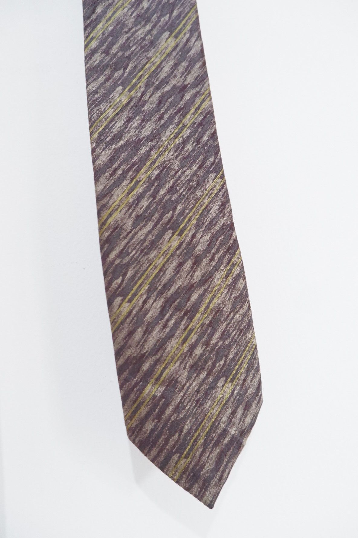 Issey Miyake Vintage Issey Miyake Intarsia Tie Size ONE SIZE - 2 Thumbnail