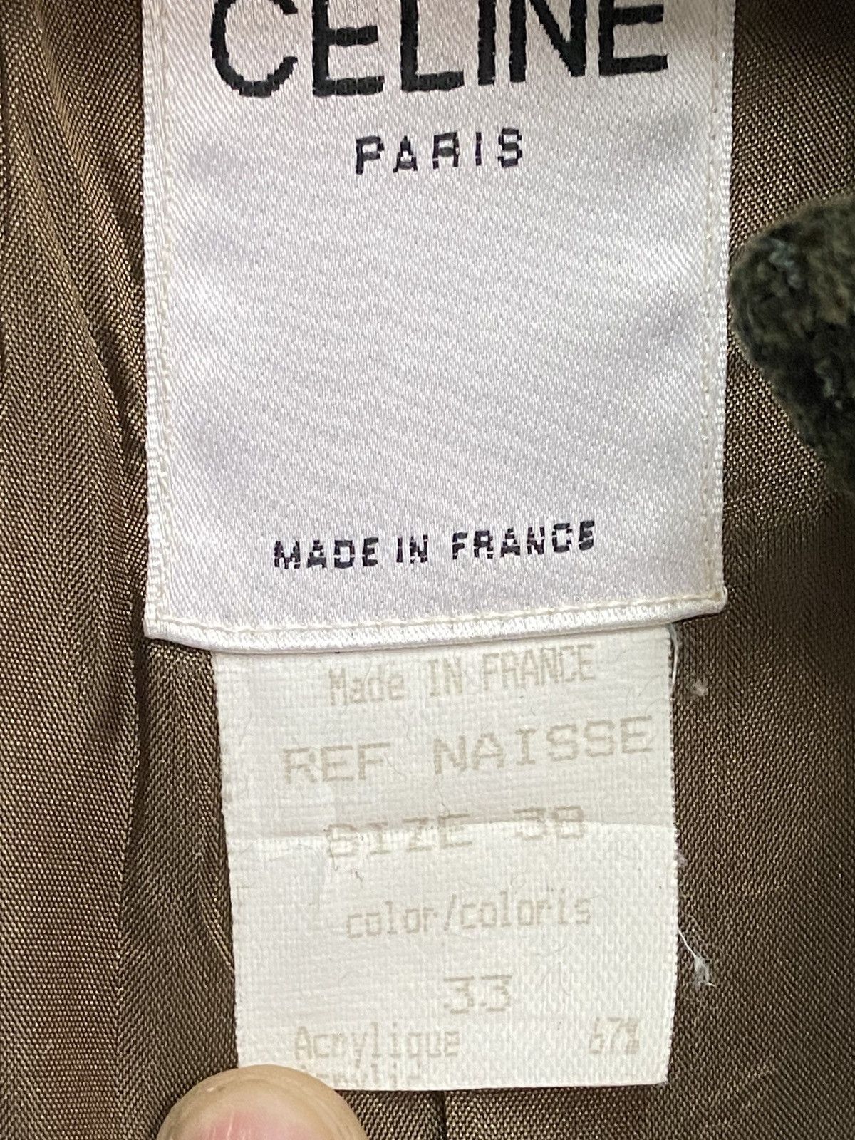 Celine × Designer Celine Paris Wool Blazer Size 38S - 5 Thumbnail