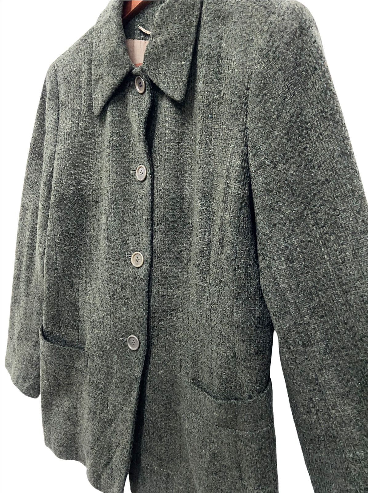 Celine × Designer Celine Paris Wool Blazer Size 38S - 2 Thumbnail