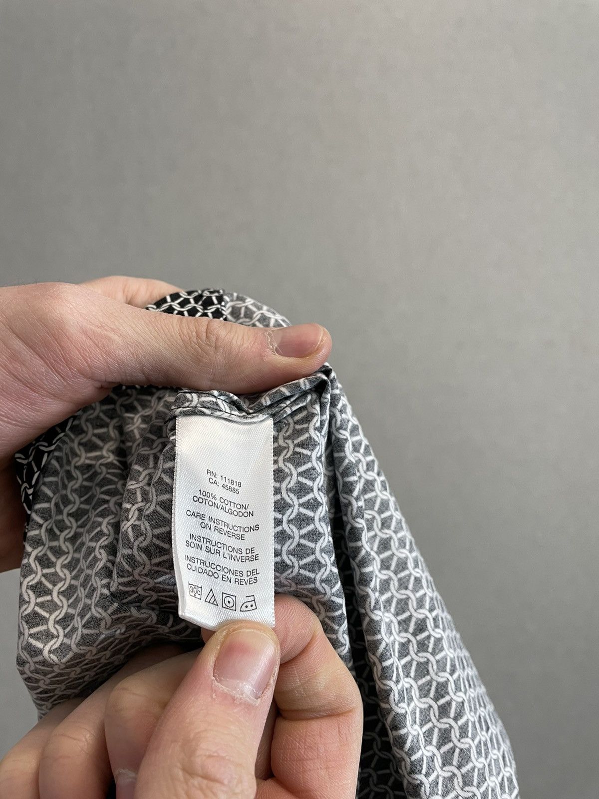 Michael Kors Michael Kors monogram print shirt long sleeve size L Size US L / EU 52-54 / 3 - 11 Thumbnail
