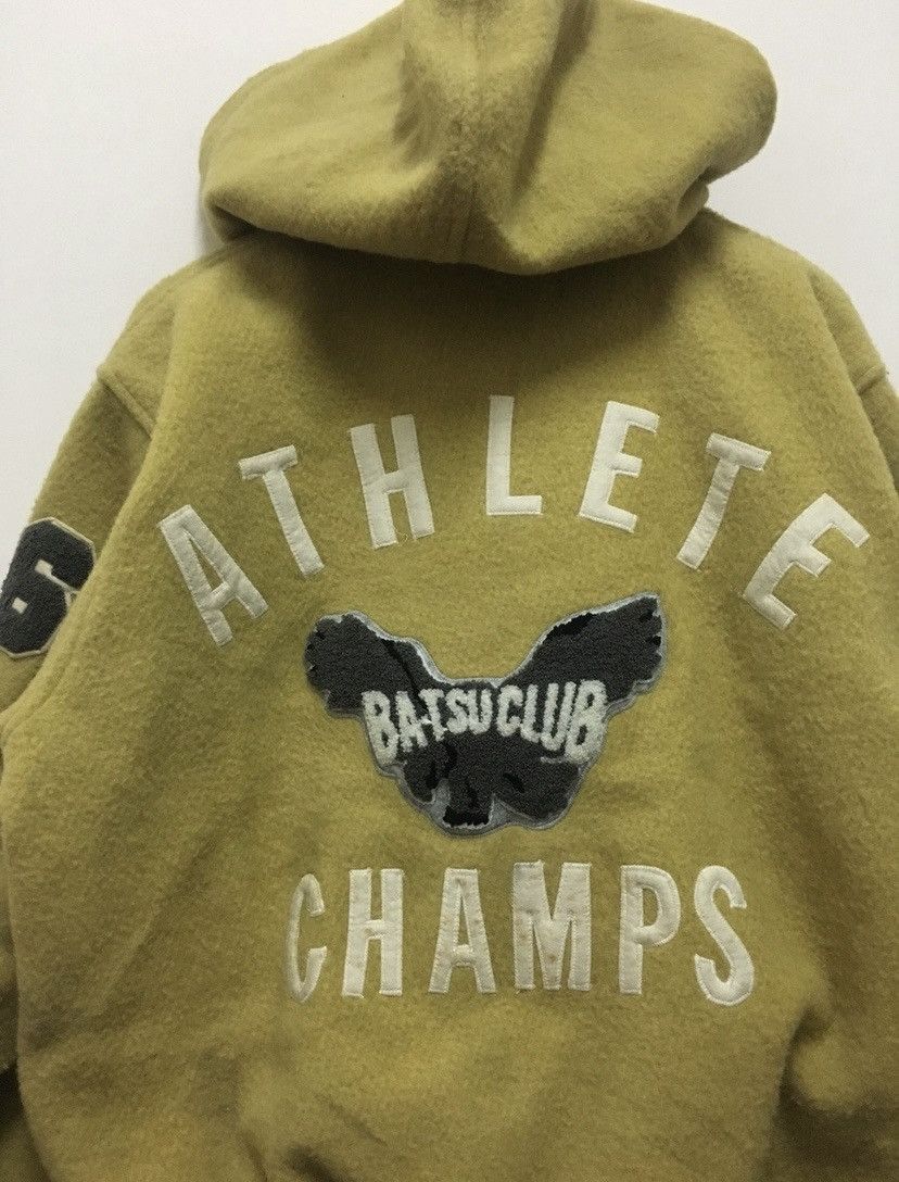 Japanese Brand Men’s Ba-Tsu hoodie wool jacket big logo Size US M / EU 48-50 / 2 - 5 Thumbnail