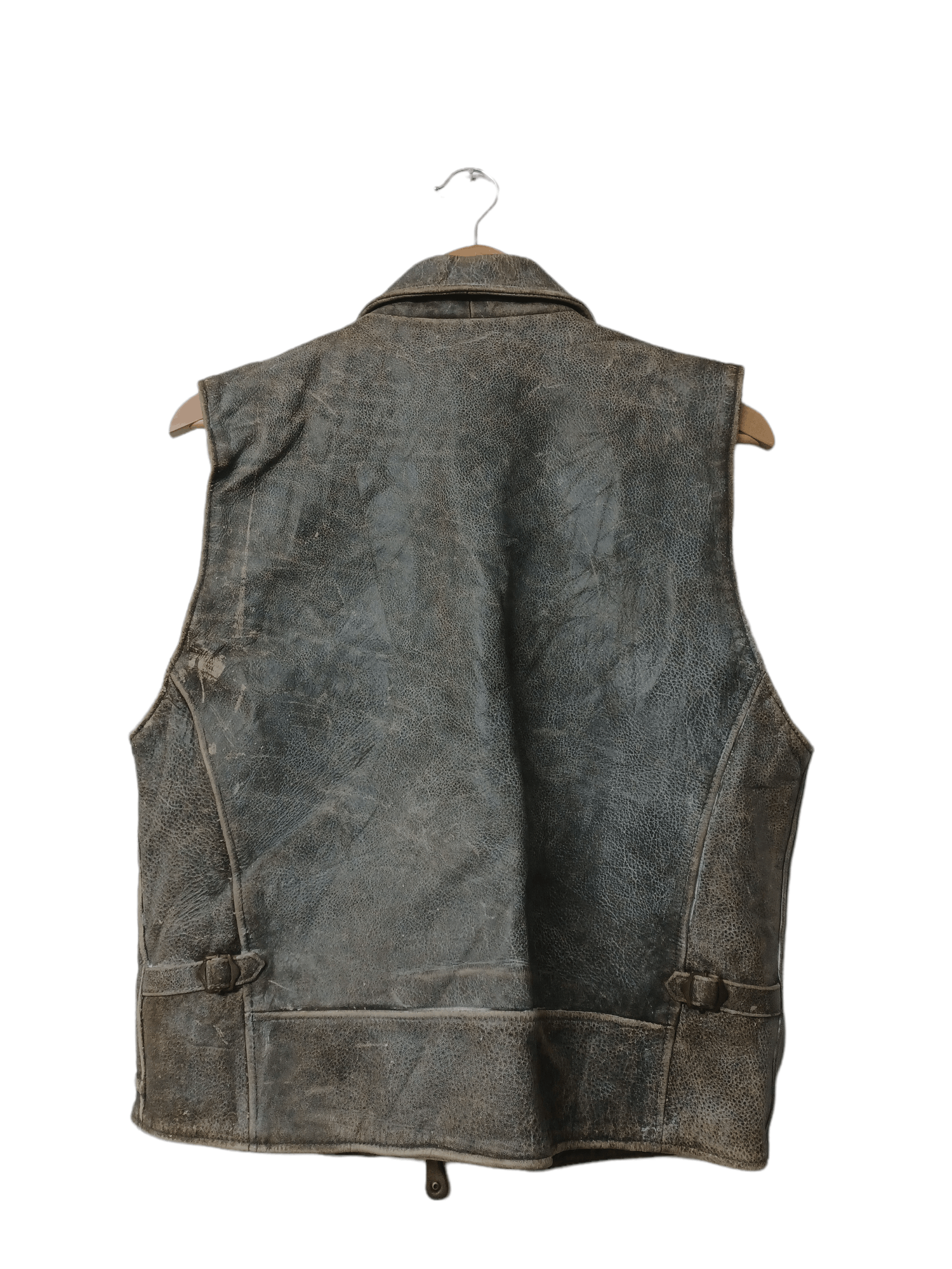 Vintage Vintage Distressed leather vest Size US M / EU 48-50 / 2 - 2 Thumbnail