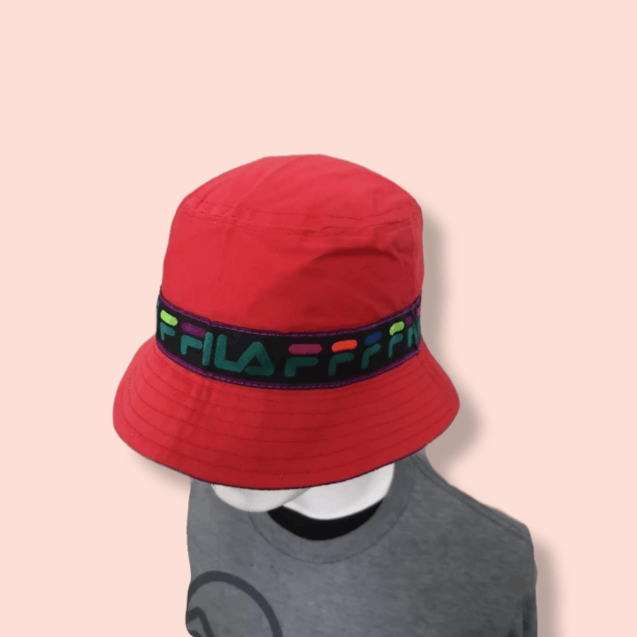 Fila ARCHIVAL FILA ITALIA ROUND MULTICOLOR LOGO BUCKET HAT Size ONE SIZE - 5 Thumbnail