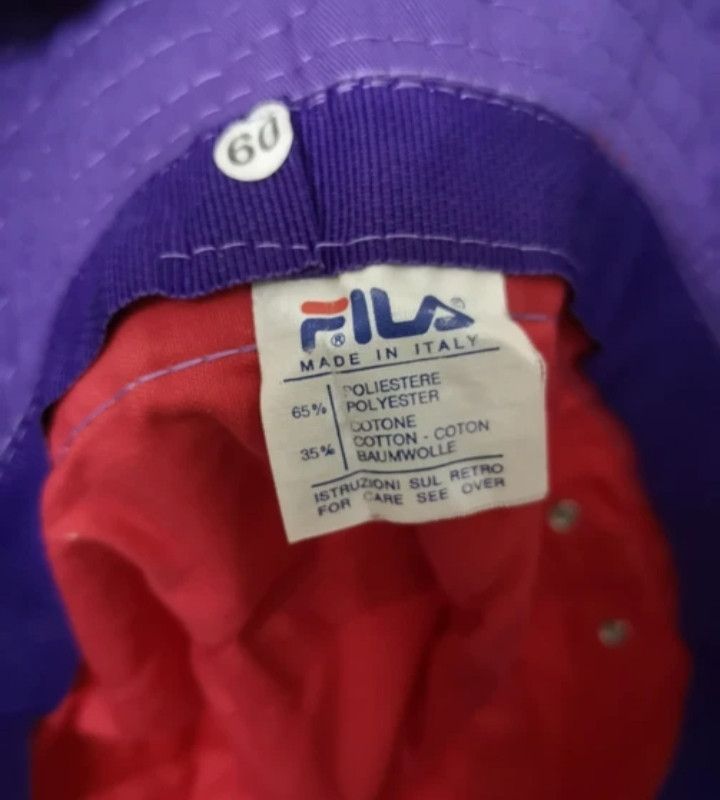 Fila ARCHIVAL FILA ITALIA ROUND MULTICOLOR LOGO BUCKET HAT Size ONE SIZE - 7 Thumbnail