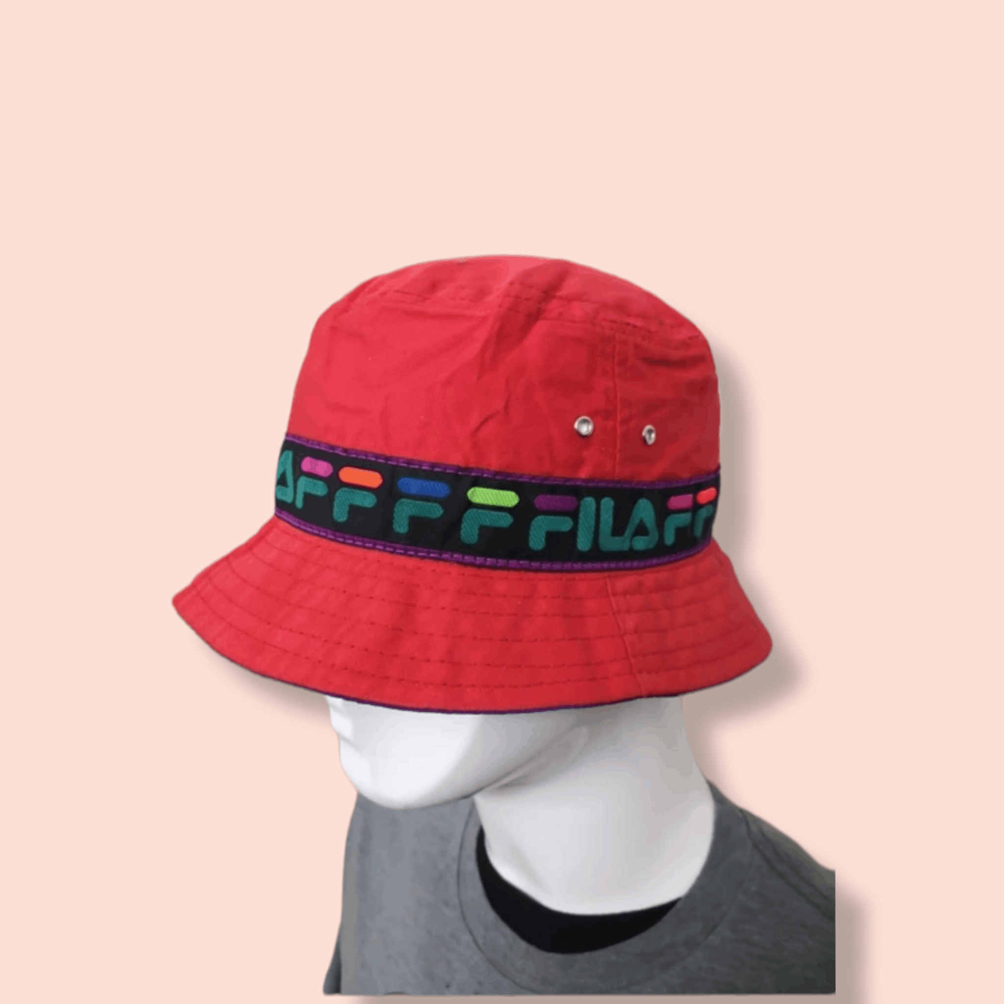 Fila ARCHIVAL FILA ITALIA ROUND MULTICOLOR LOGO BUCKET HAT Size ONE SIZE - 3 Thumbnail