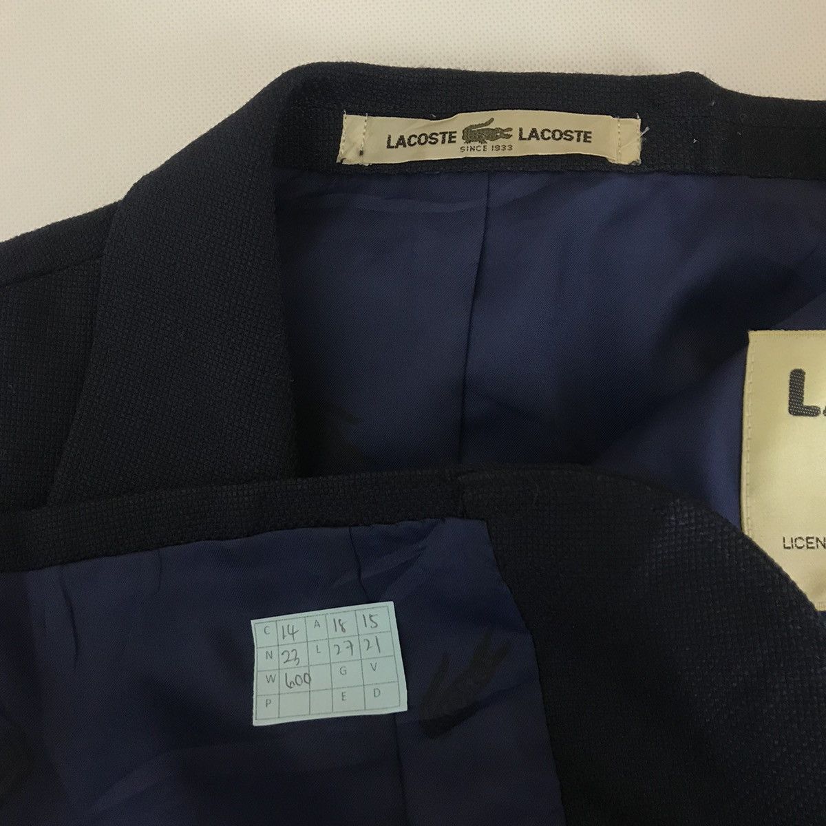 Lacoste 💣OFFER Vtg 90’s LACOSTE Since 1933 Blazer Coat Size US S / EU 44-46 / 1 - 8 Thumbnail