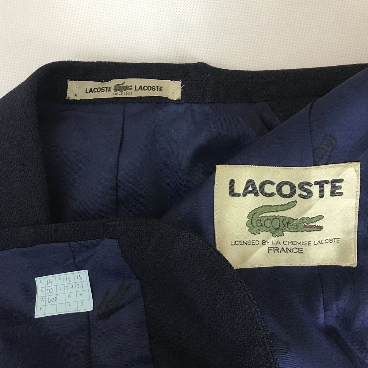 Lacoste 💣OFFER Vtg 90’s LACOSTE Since 1933 Blazer Coat Size US S / EU 44-46 / 1 - 7 Thumbnail