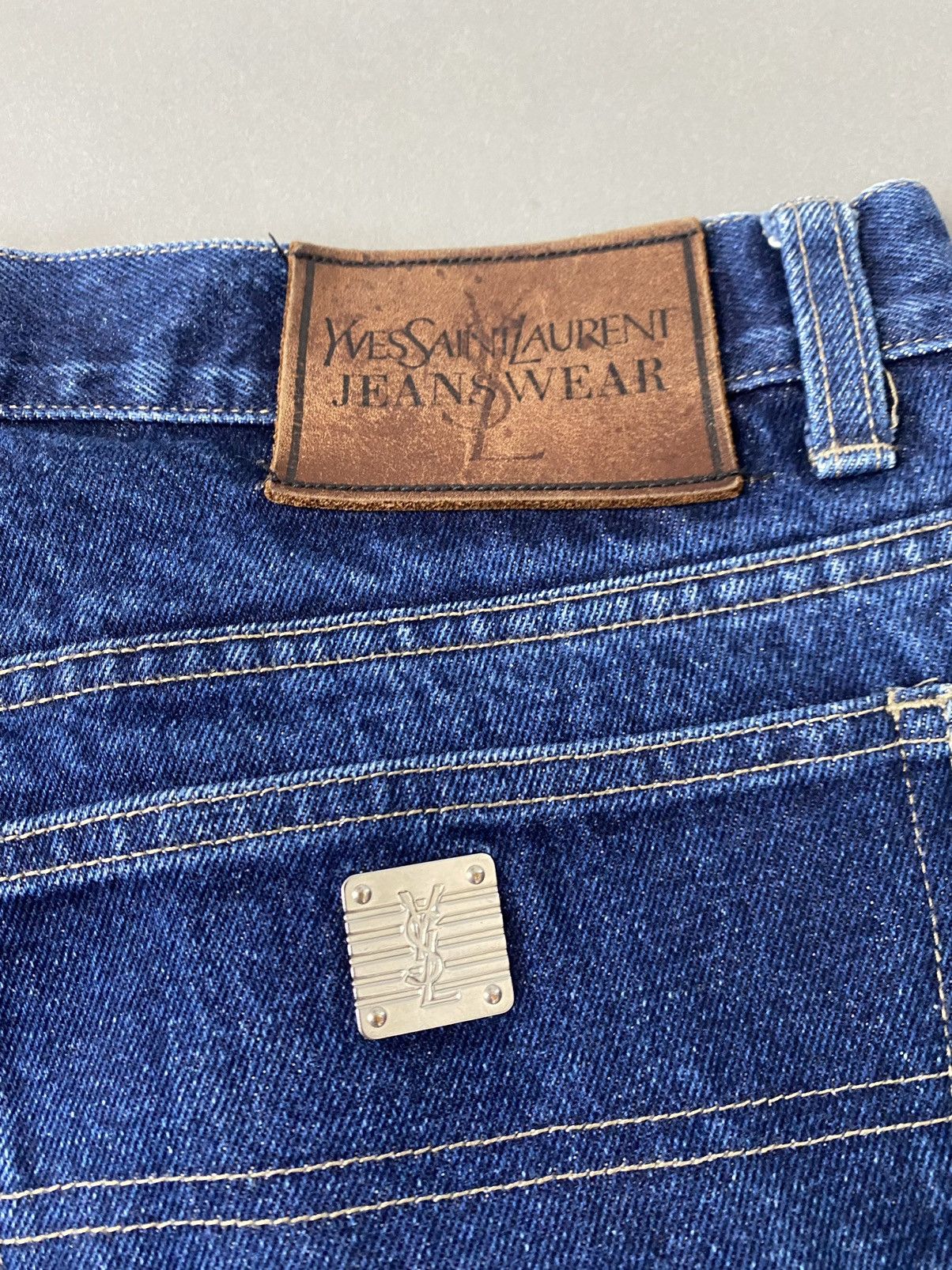 Yves Saint Laurent 90s Yves Saint Laurent vintage jeans YSL denim pants Size US 34 / EU 50 - 3 Thumbnail