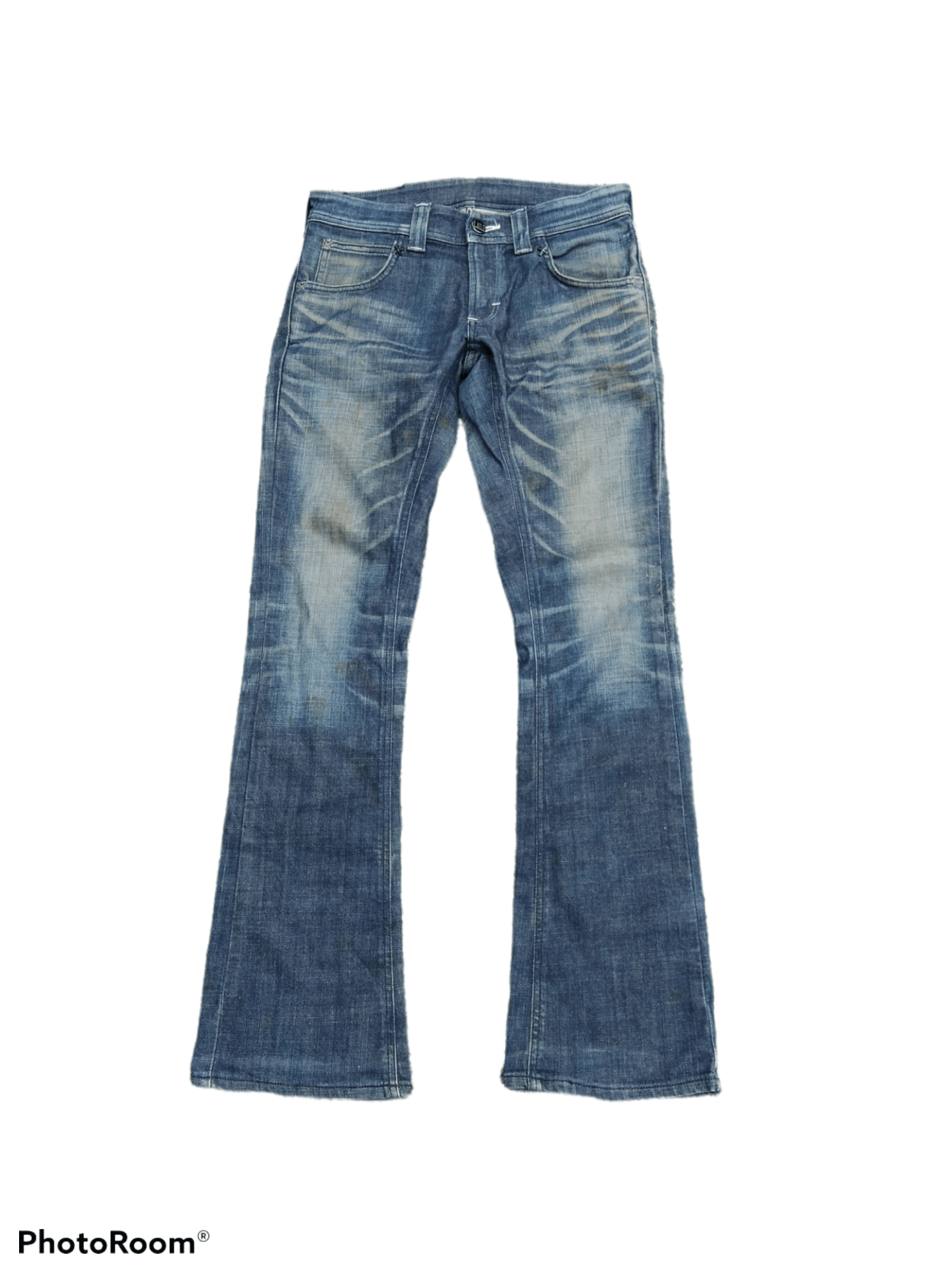 DiSTRESSED FLARE MADE IN JAPAN LEE DENIM PANTS
