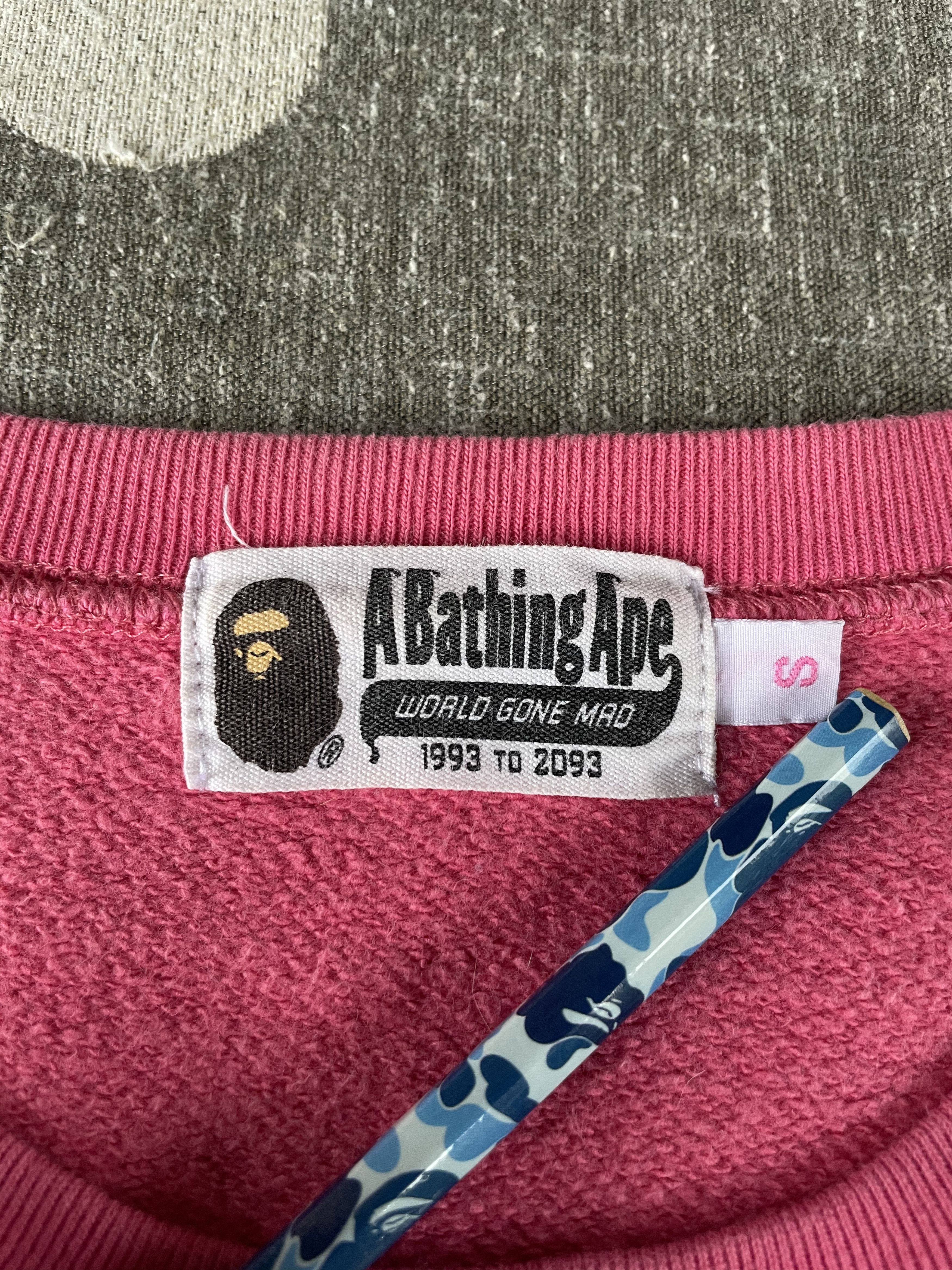 Bape Bape College Logo Crewneck Sweatshirt Size S / US 4 / IT 40 - 5 Thumbnail
