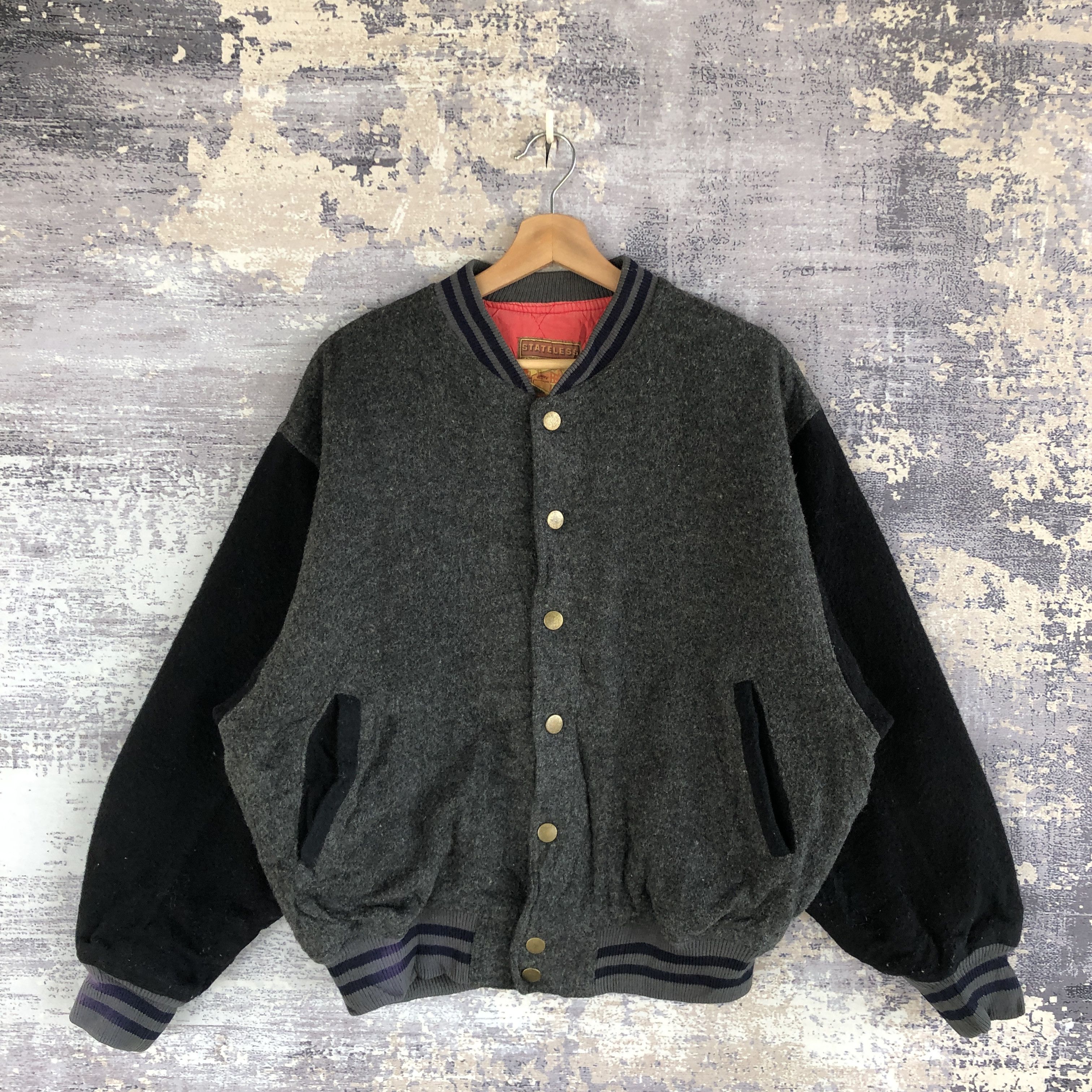 Vintage Vintage Kearney House Varsity Jacket Baseball Wool Jacket Size US XL / EU 56 / 4 - 2 Thumbnail