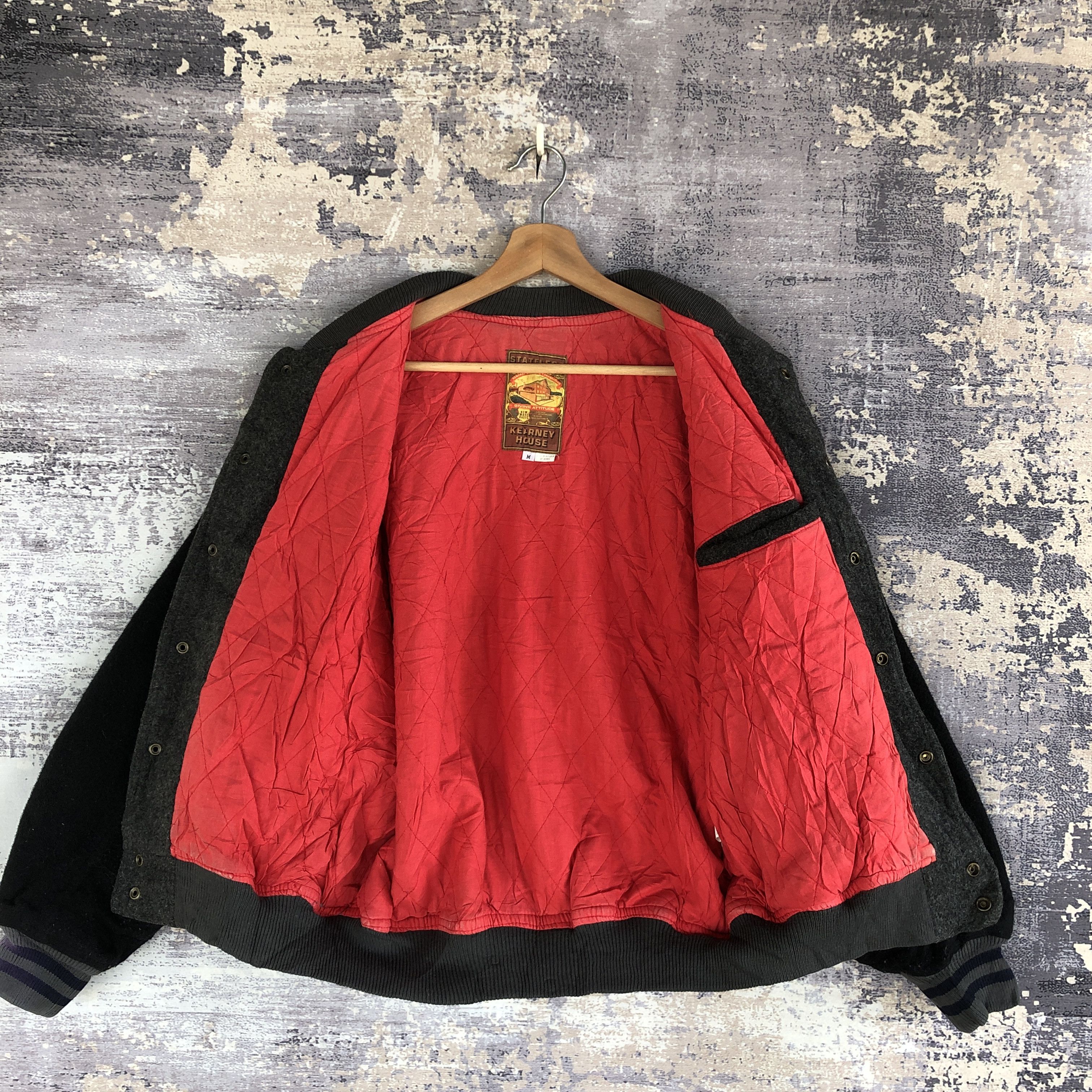 Vintage Vintage Kearney House Varsity Jacket Baseball Wool Jacket Size US XL / EU 56 / 4 - 8 Thumbnail