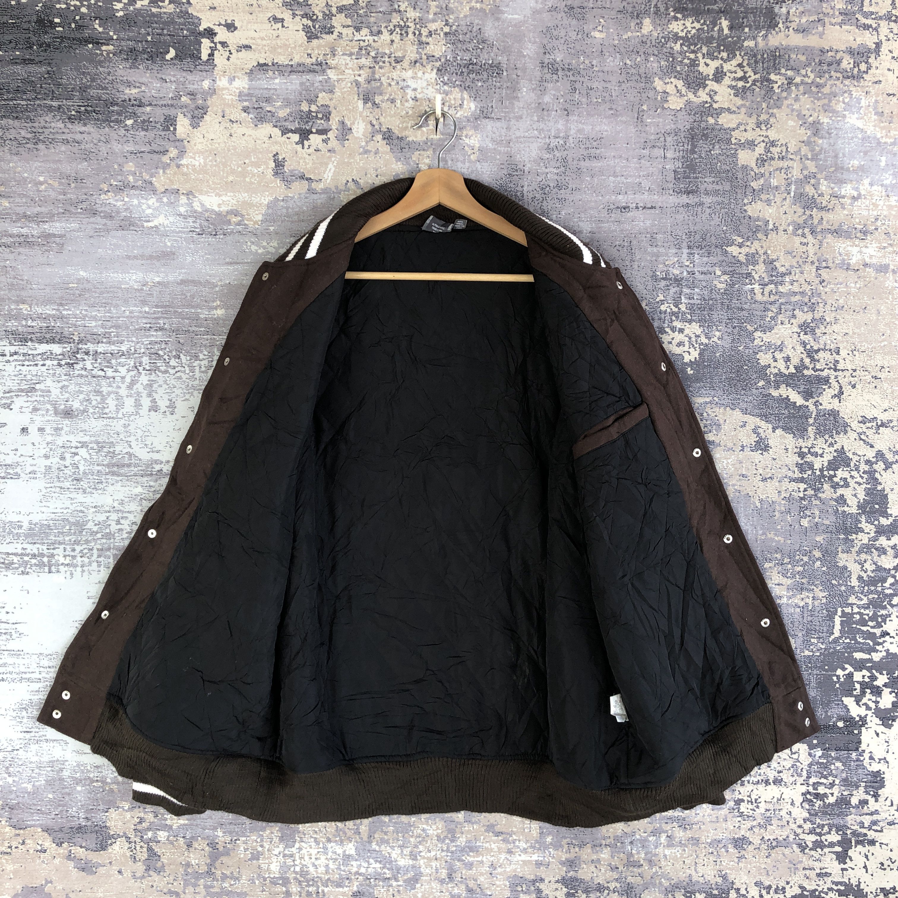 Japanese Brand × Vintage Alphanumeric Varsity Jacket Japanese Baseball Wool Jacket Size US L / EU 52-54 / 3 - 8 Thumbnail