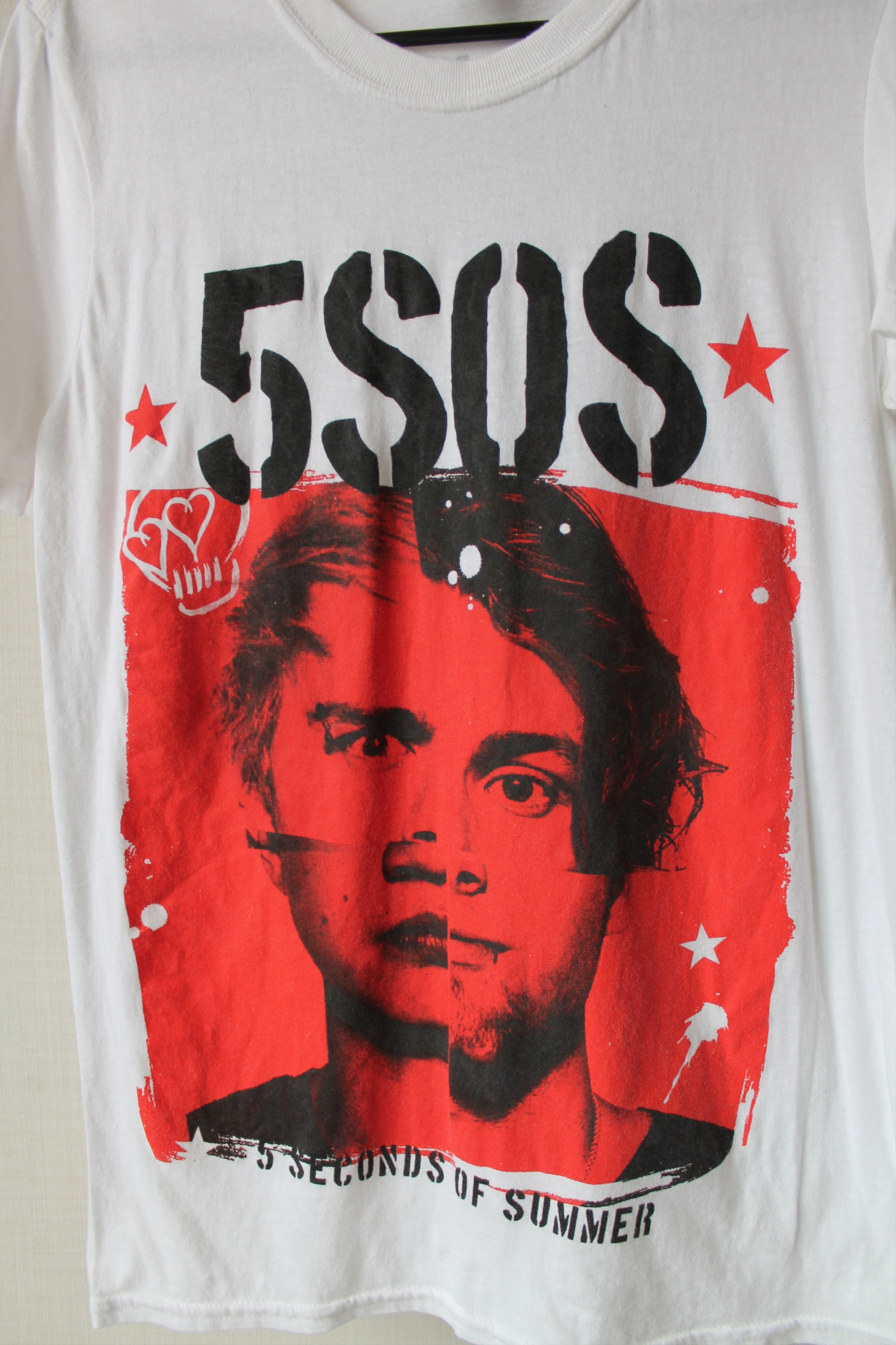 Band Tees 5 Seconds of Summer 5SOS Band T Shirt Rock Tee Tour tee Size US S / EU 44-46 / 1 - 3 Thumbnail