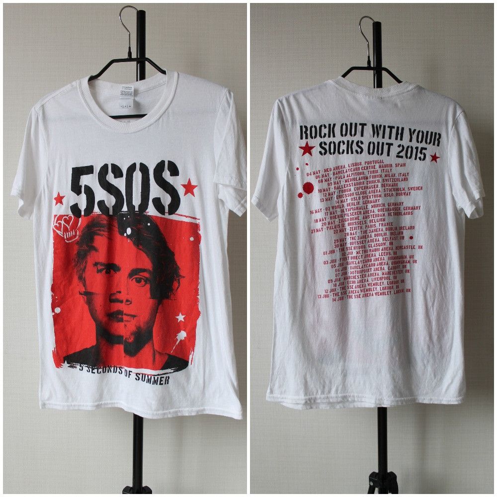 Band Tees 5 Seconds of Summer 5SOS Band T Shirt Rock Tee Tour tee Size US S / EU 44-46 / 1 - 1 Thumbnail