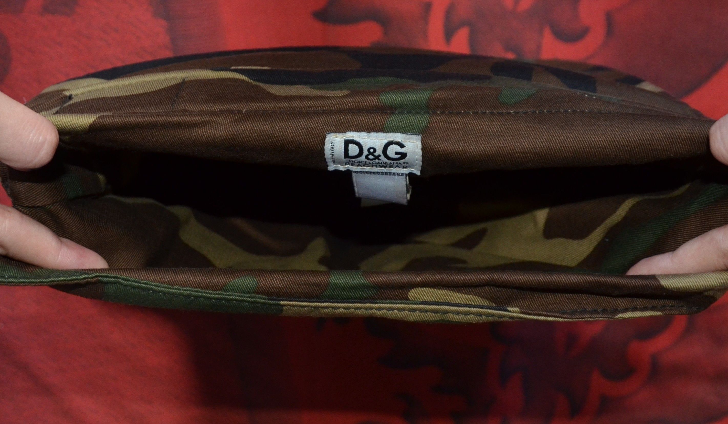 Dolce & Gabbana Dolce & Gabbana Beach Wear Military Messenger Bag MadeItaly Size ONE SIZE - 19 Thumbnail
