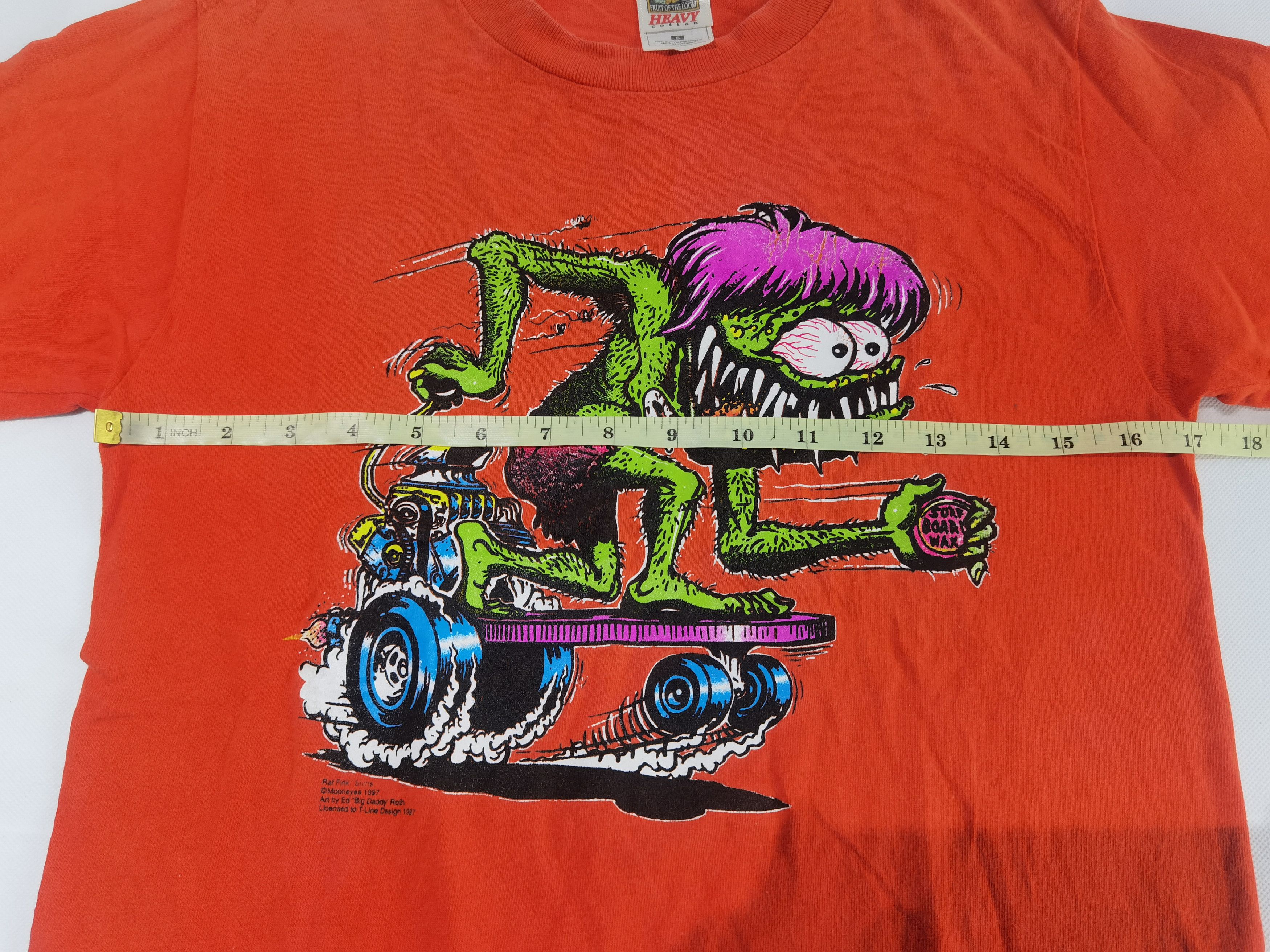 Fruit Of The Loom × Rats × Vintage Vintage 1997 Rat Fink © by Ed 