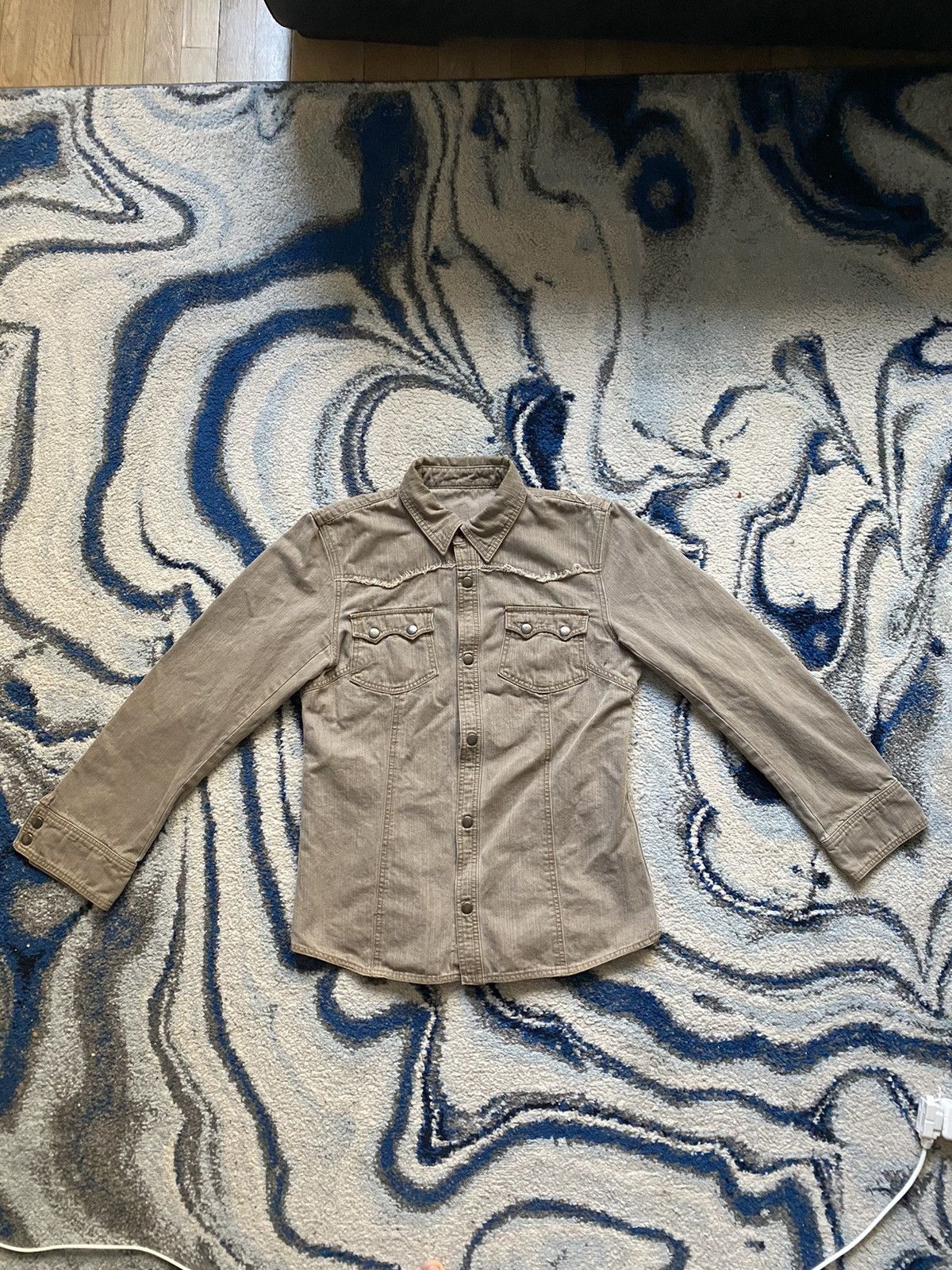 Japanese Brand × Vintage 291295-Homme Western Style Shirt Jacket Cowboy Ranger Size US L / EU 52-54 / 3 - 1 Thumbnail