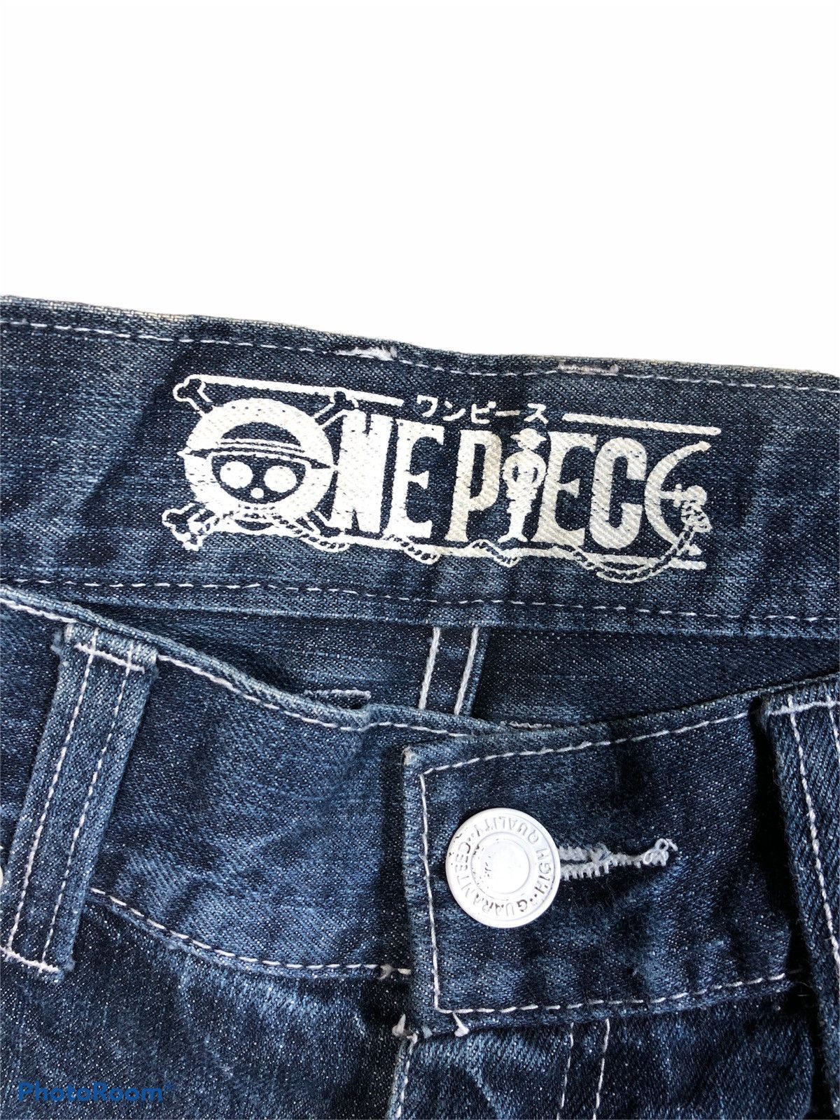 Anime RARE⚡️ONE PIECE Monkey D Luffy DENIM Size US 32 / EU 48 - 7 Thumbnail