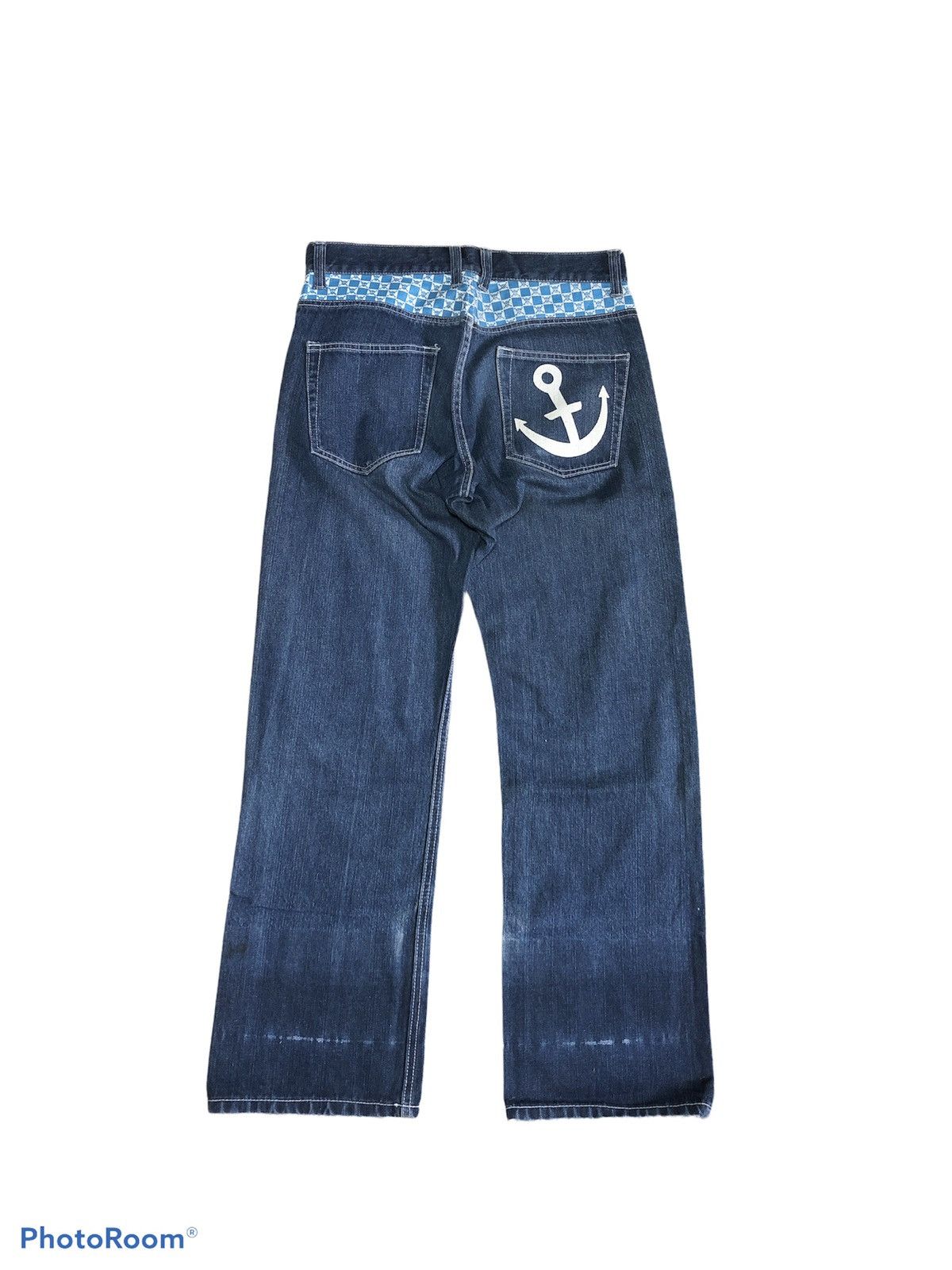 Anime RARE⚡️ONE PIECE Monkey D Luffy DENIM Size US 32 / EU 48 - 3 Thumbnail