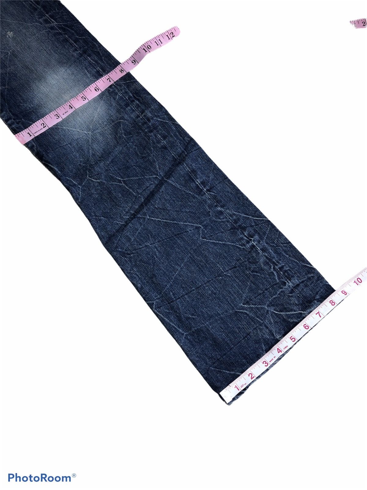 Hypebeast FLARED⚡️⚡️BZEN WASHED BLUE DENIM Size US 30 / EU 46 - 8 Thumbnail