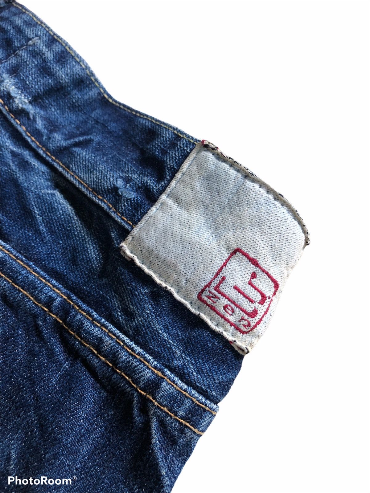 Hypebeast FLARED⚡️⚡️BZEN WASHED BLUE DENIM Size US 30 / EU 46 - 4 Thumbnail