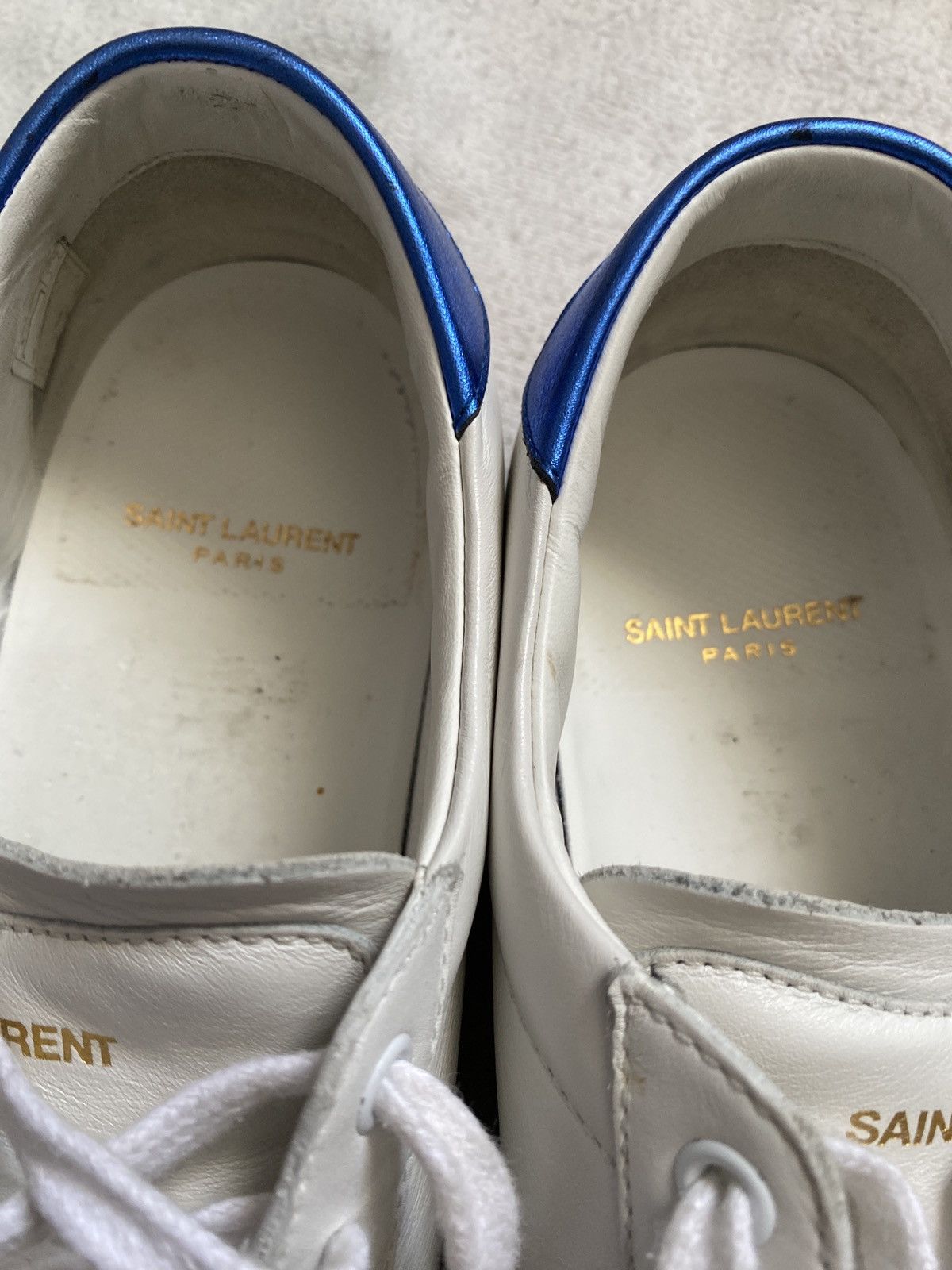 Saint Laurent Paris Saint Laurent SL06 Court Leather Signature Sneaker Size US 10 / EU 43 - 7 Thumbnail