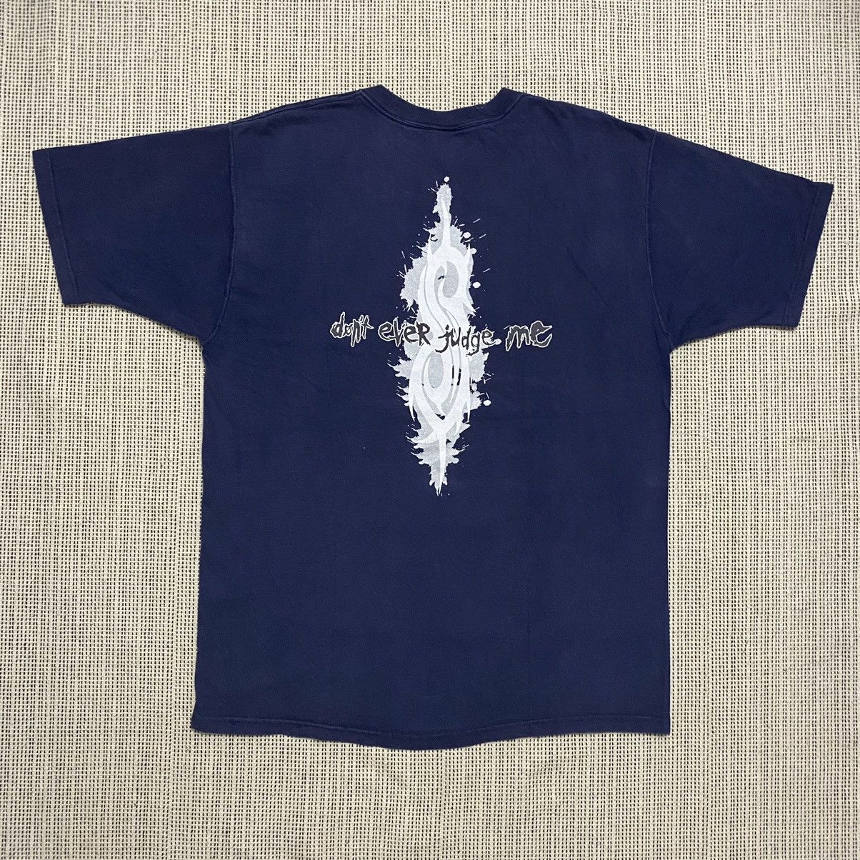 Band Tees Vintage 1999 Slipknot "Don't Ever Judge Me" Size US XL / EU 56 / 4 - 2 Thumbnail
