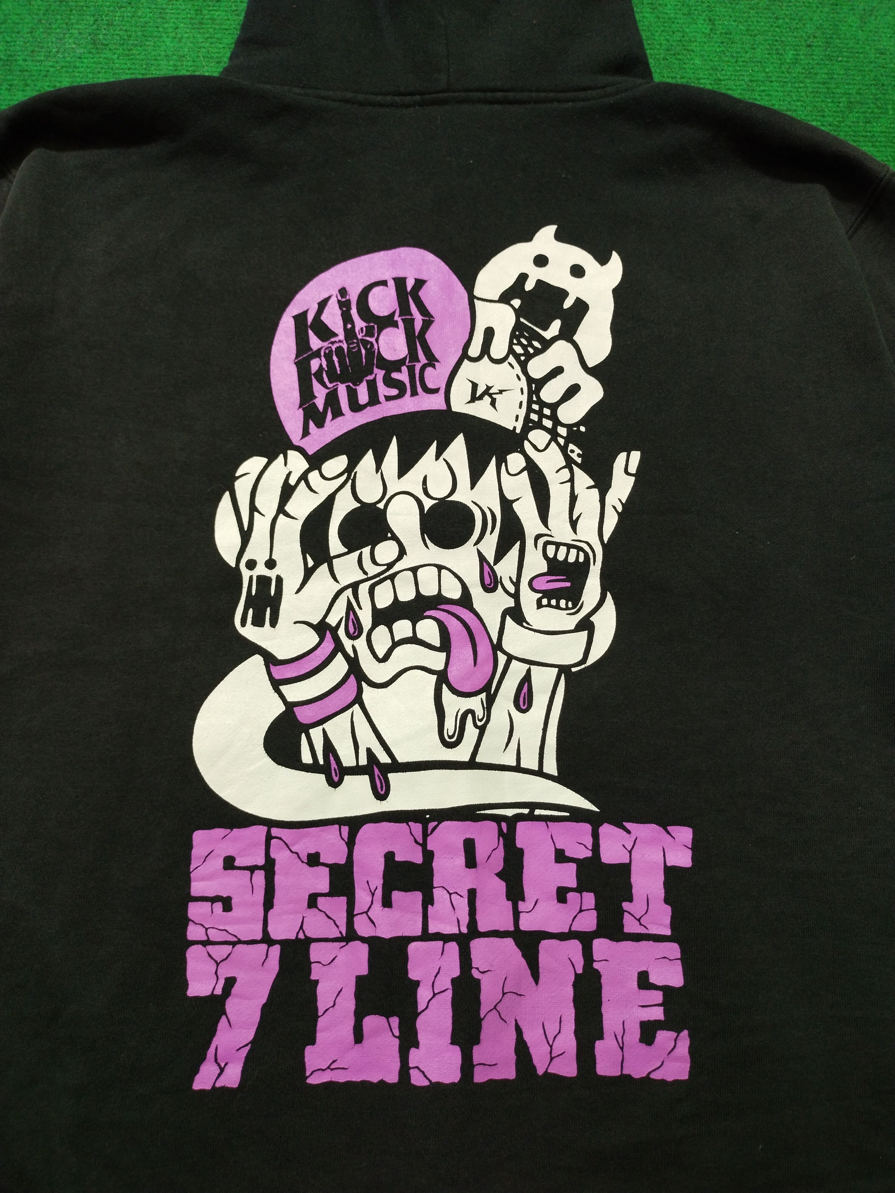 Band Tees × Japanese Brand Vintage Secret 7 line X Spicy Socks Rock Japan Hoodie Size US M / EU 48-50 / 2 - 6 Thumbnail