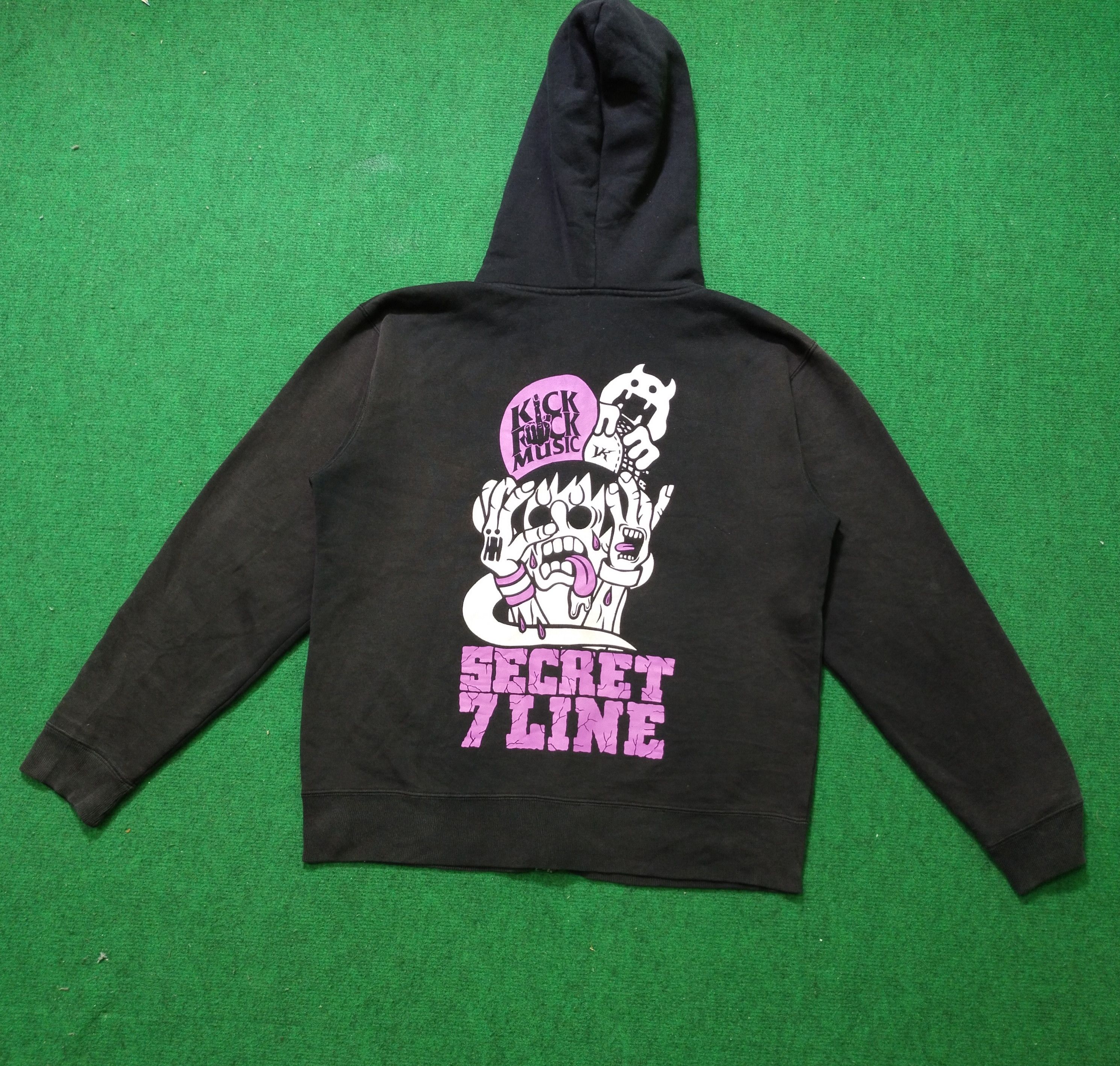 Band Tees × Japanese Brand Vintage Secret 7 line X Spicy Socks Rock Japan Hoodie Size US M / EU 48-50 / 2 - 5 Thumbnail