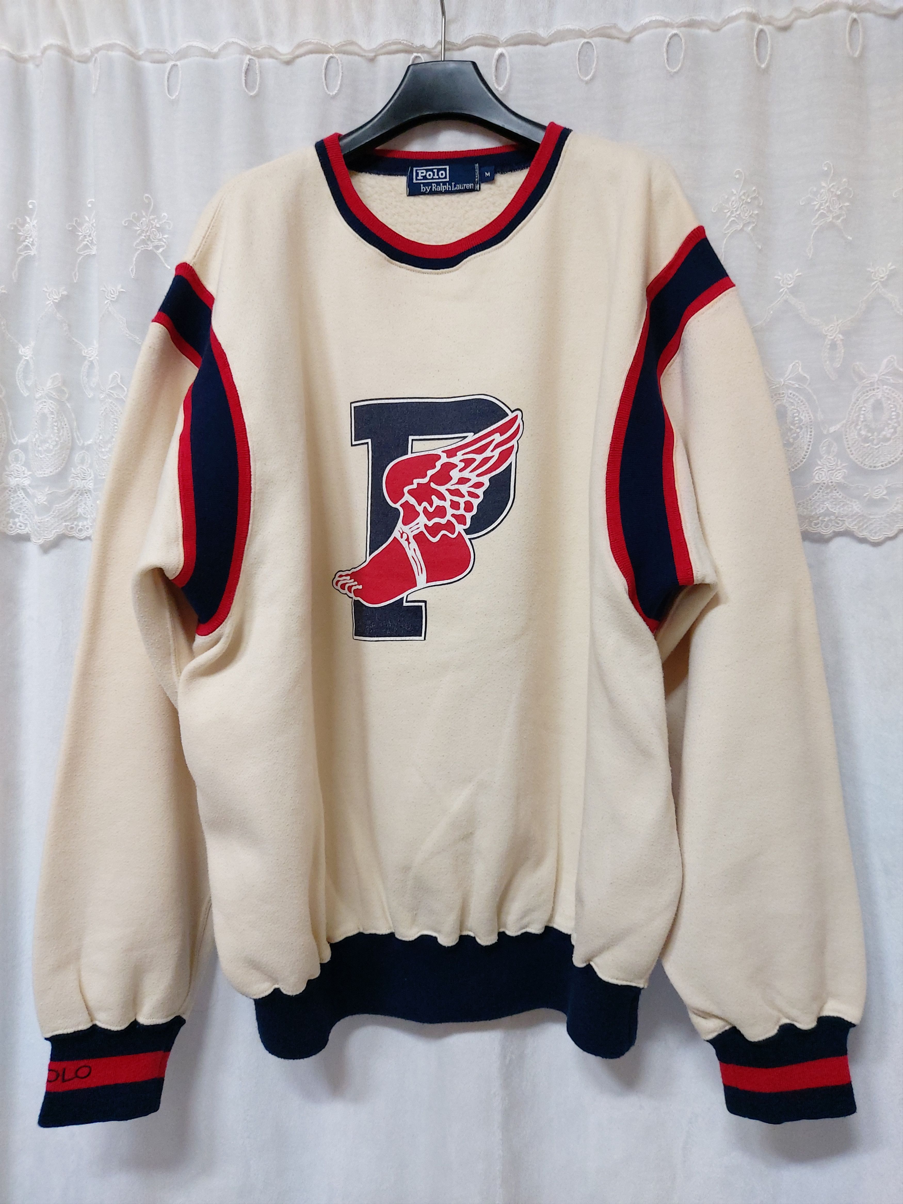 Polo Ralph Lauren Rare 1992 polo p wing sweatshirt polo stadium polo ...