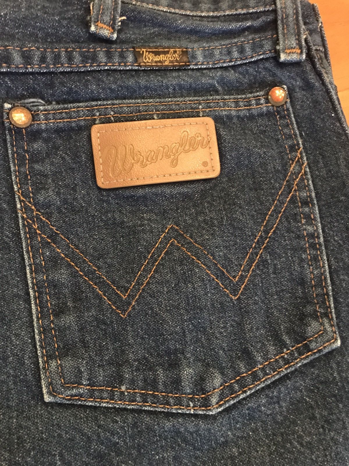 Vintage Vintage Made in USA Wrangler Work Jeans Size US 35 - 2 Preview